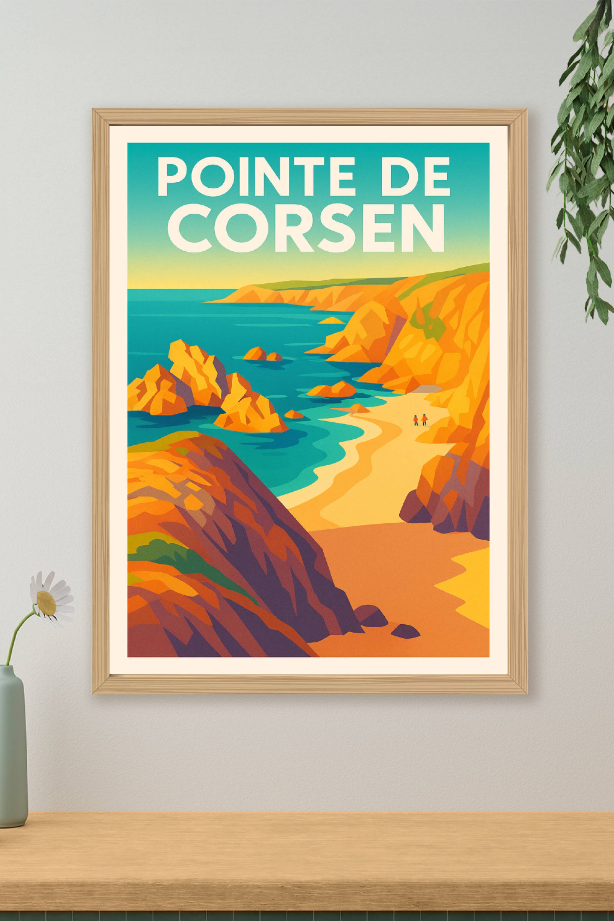 Affiche de Pointe de Corsen - L'éclat sauvage du bout du monde
