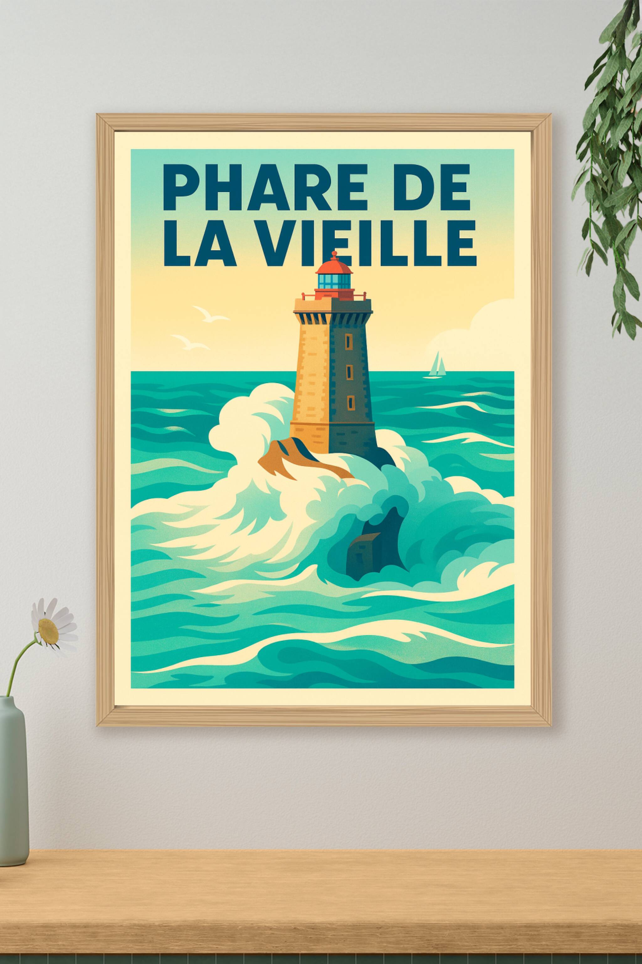 Affiche de Phare de la Vieille - L'éclat majestueux du Raz de Sein