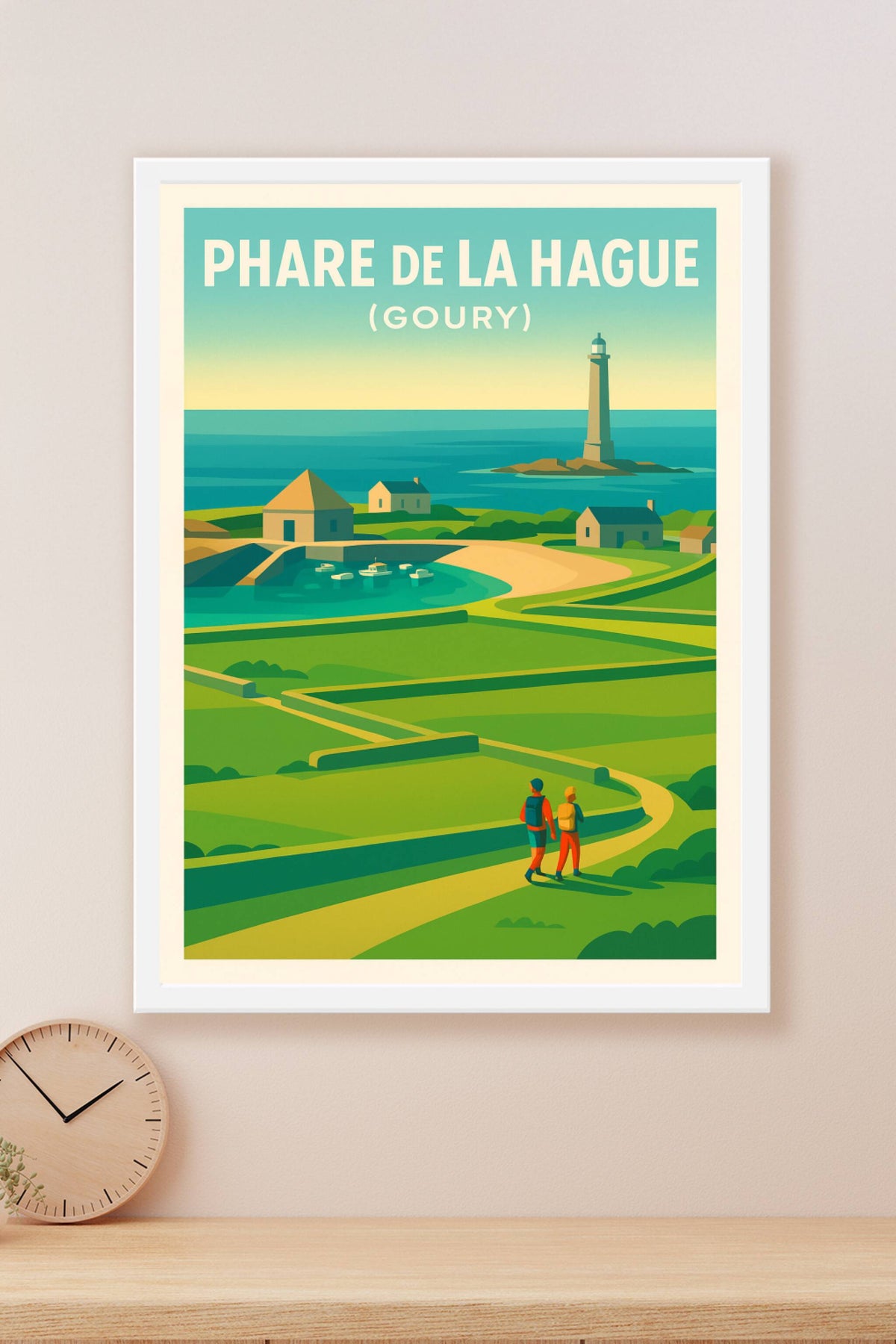 Affiche de Phare de la Hague (Goury) - L'éclat sauvage du Cotentin