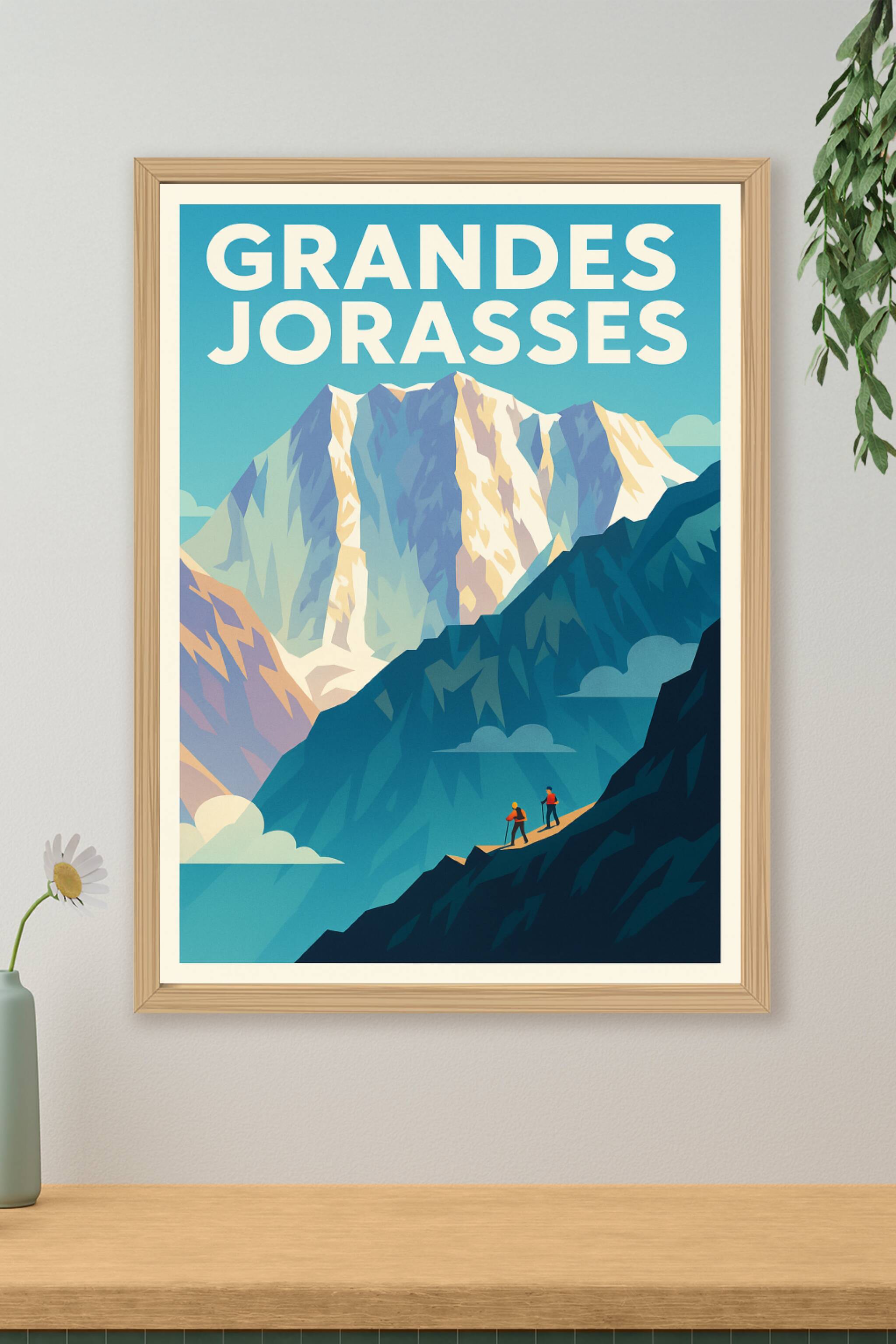 Affiche de Grandes Jorasses - Le sommet mythique des Alpes