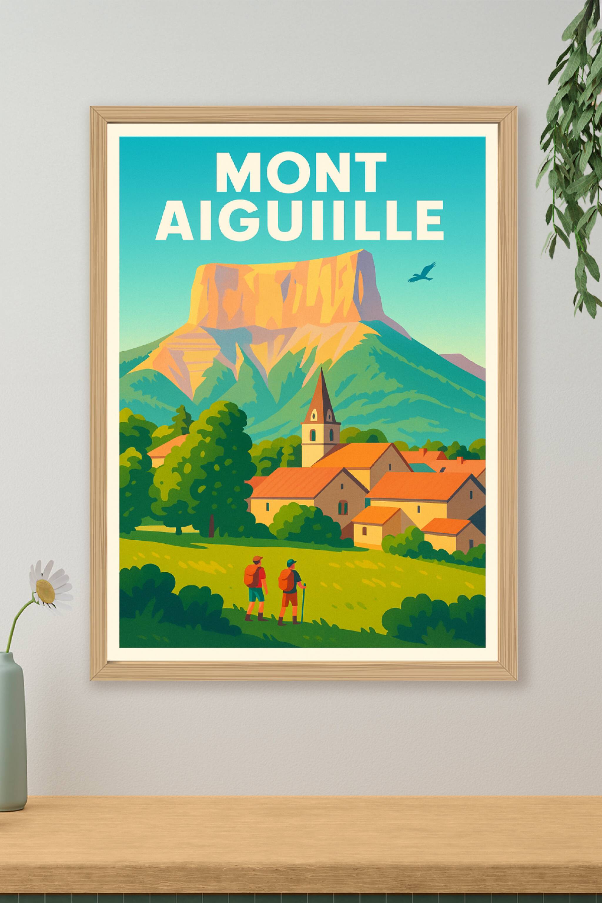Affiche de Mont Aiguille - L'élégance sauvage du Vercors