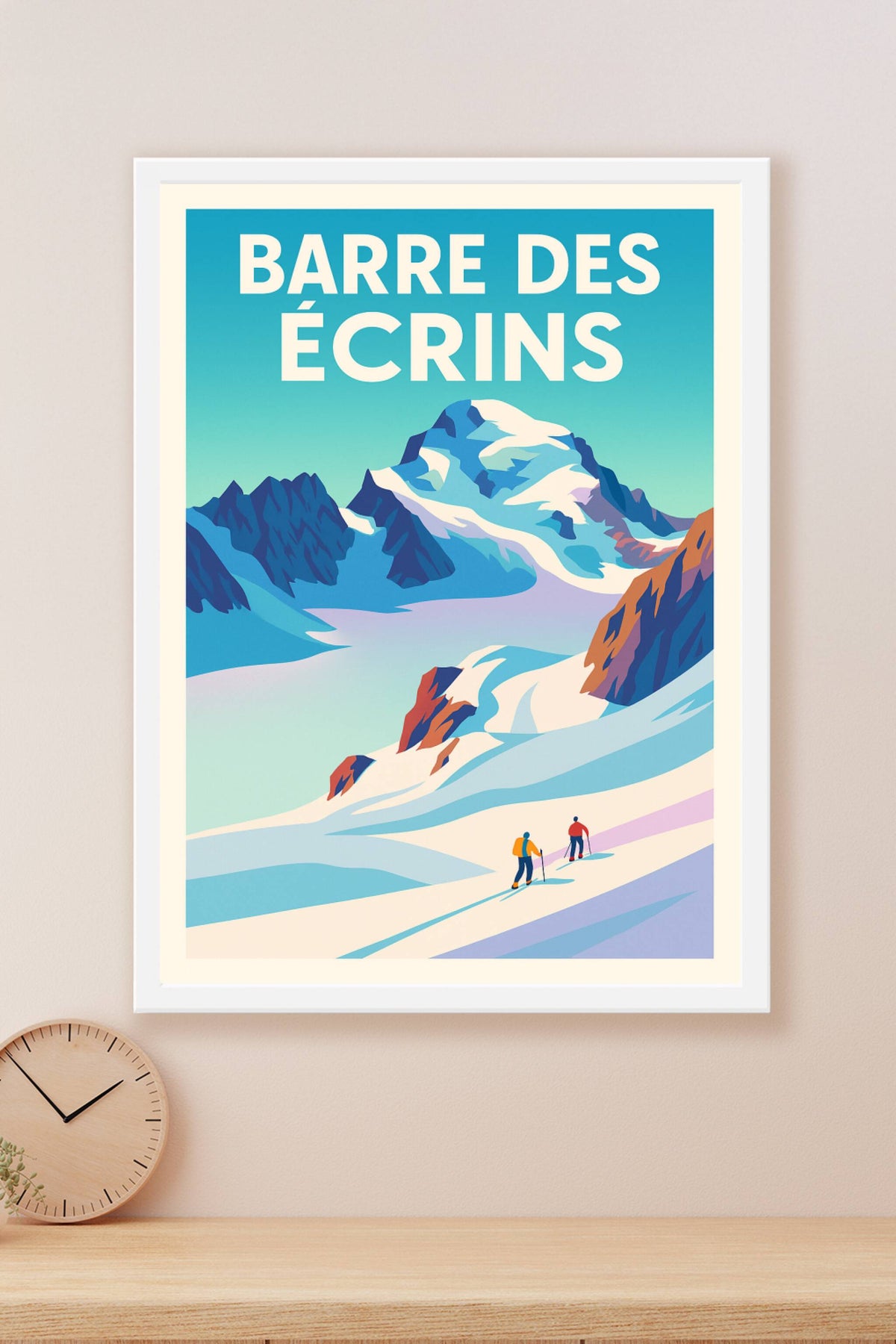 Affiche de Barre des Écrins - Le sommet majestueux des Alpes