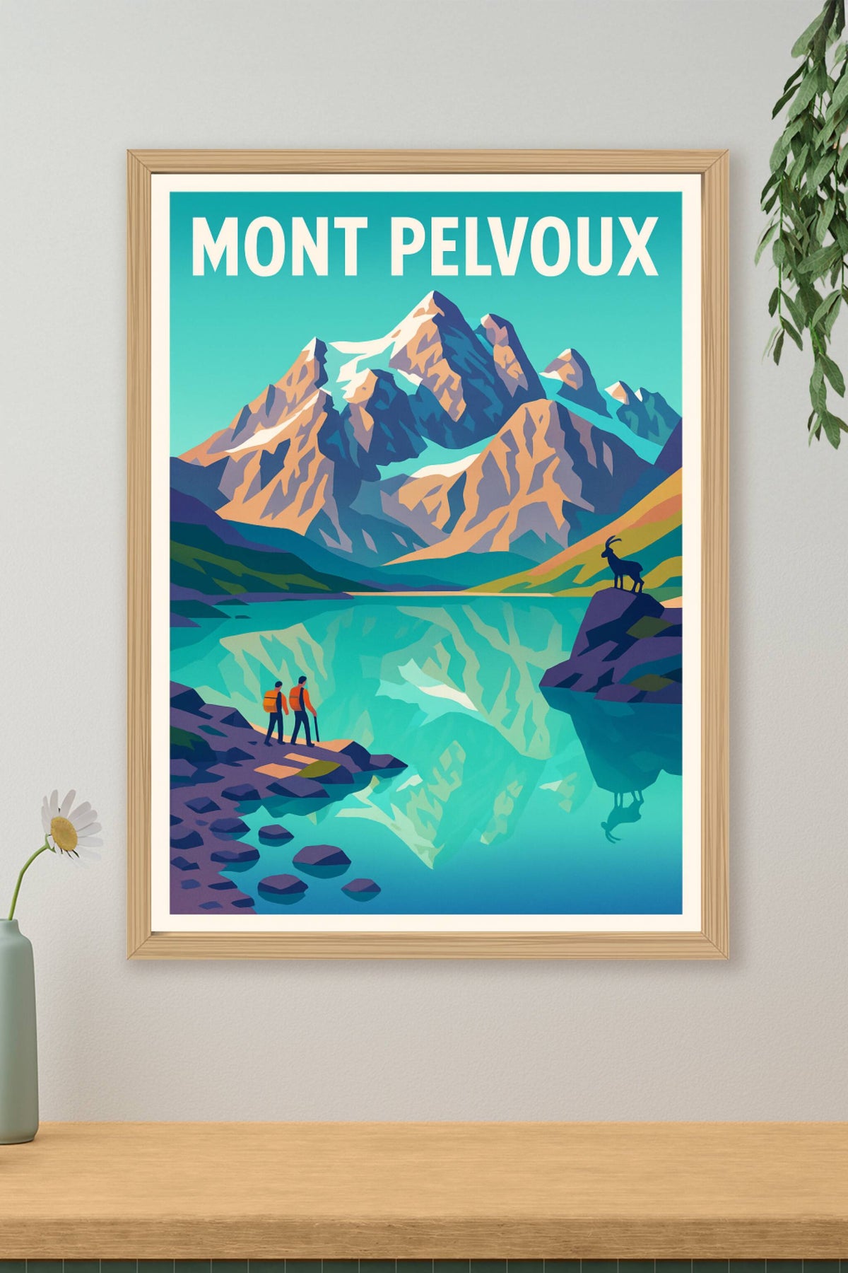 Affiche de Mont Pelvoux - Évasion majestueuse au cœur des Écrins