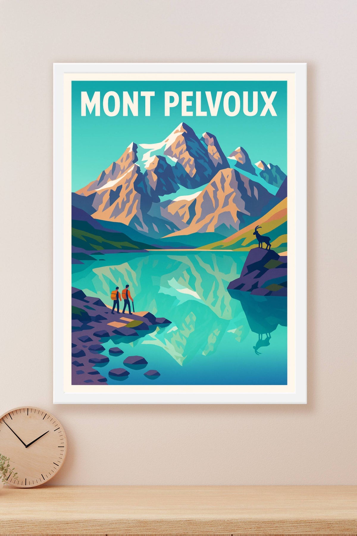 Affiche de Mont Pelvoux - Évasion majestueuse au cœur des Écrins