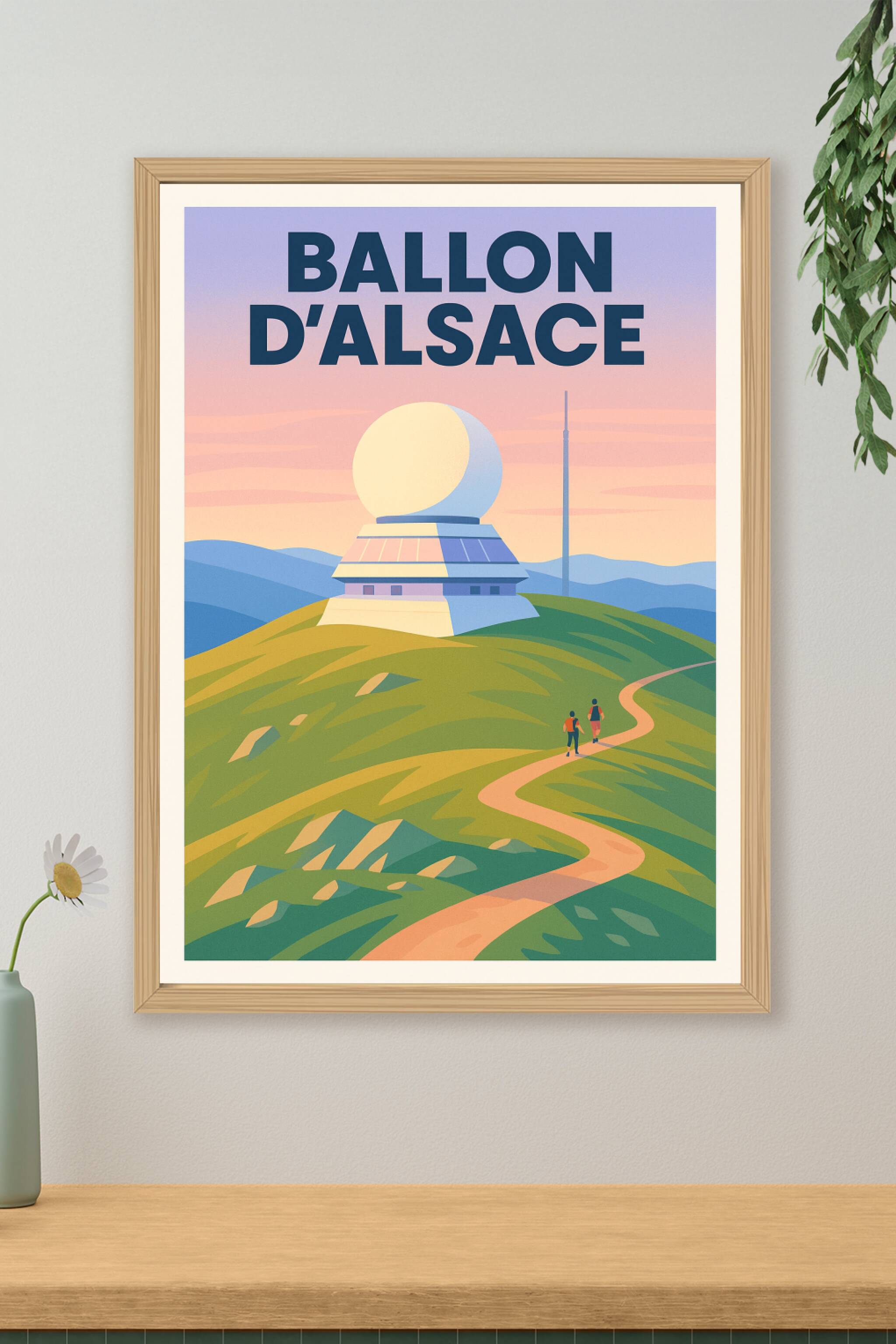 Affiche de Ballon d'Alsace - Sommet iconique et randonnée vosgienne
