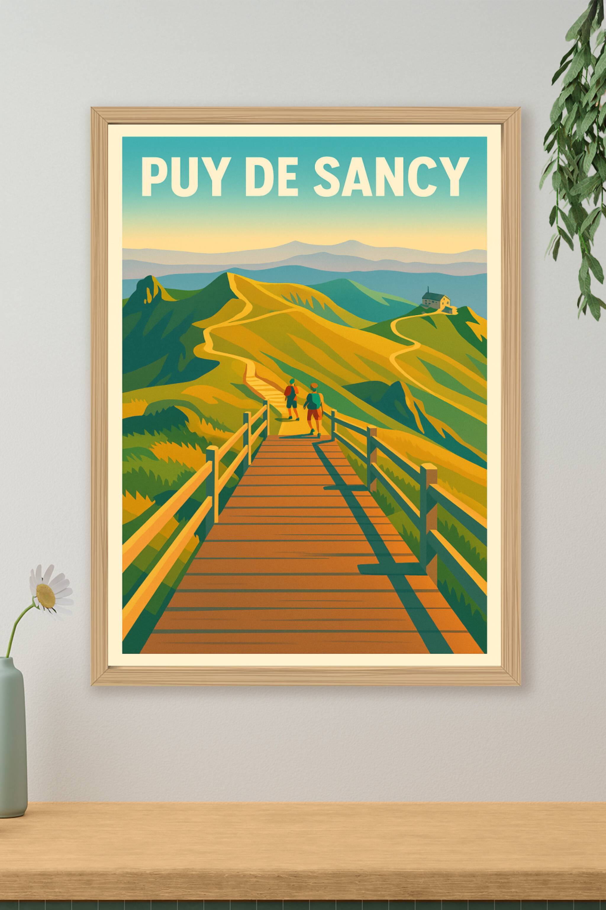 Affiche de Puy de Sancy - Sommet majestueux d'Auvergne