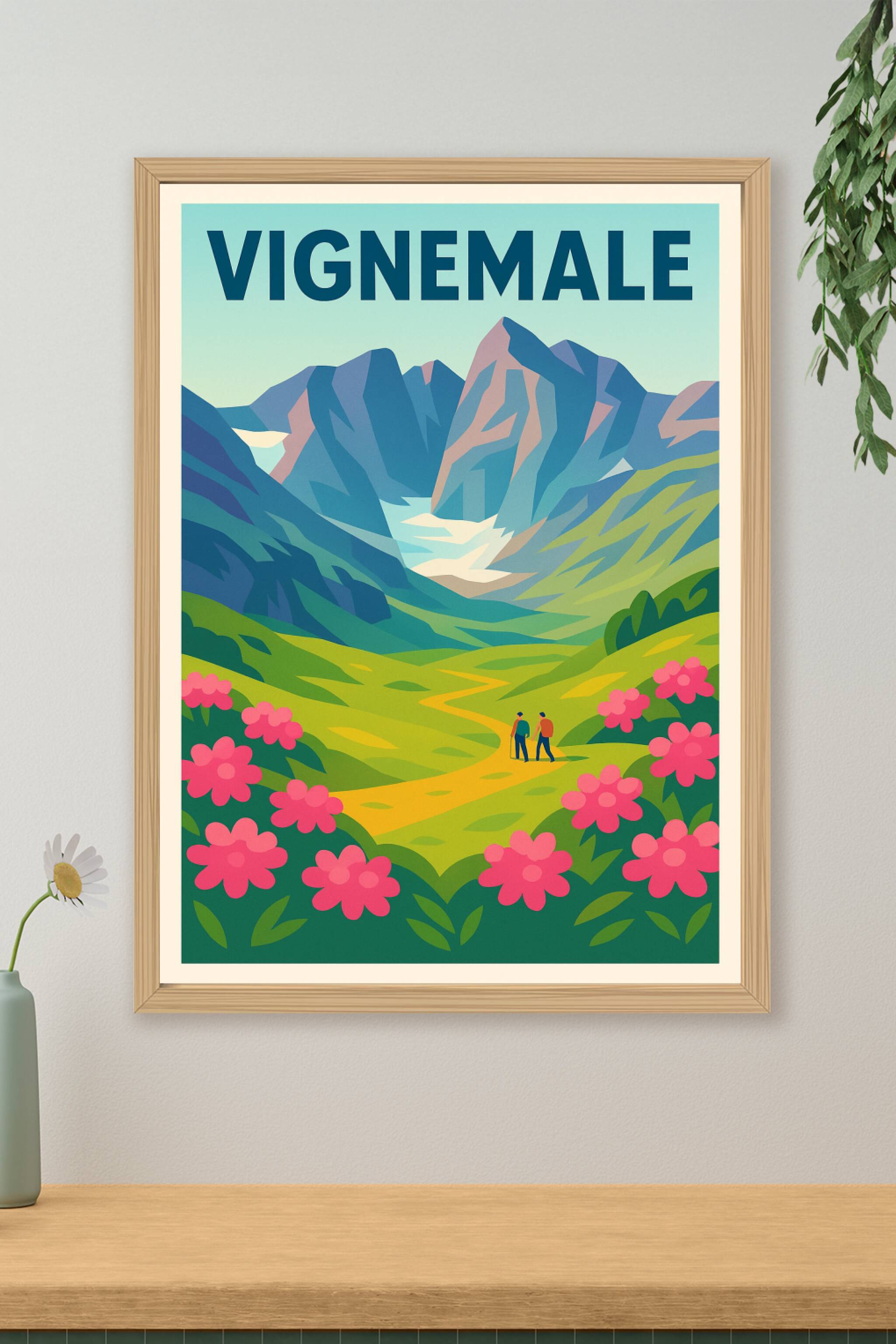 Affiche de Vignemale - Le sommet majestueux des Pyrénées