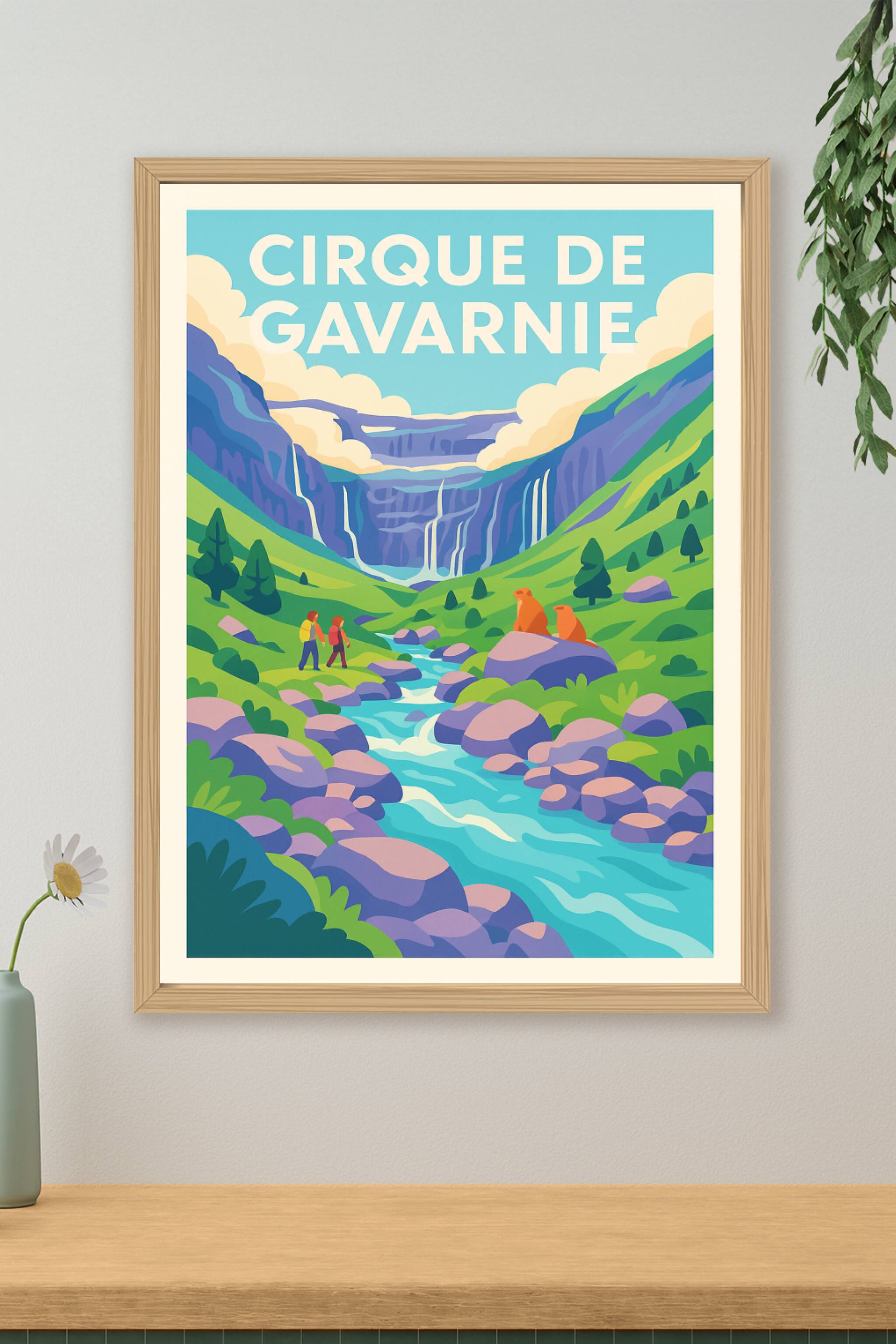 Affiche de Cirque de Gavarnie - L'éclat majestueux des Pyrénées dans votre salon