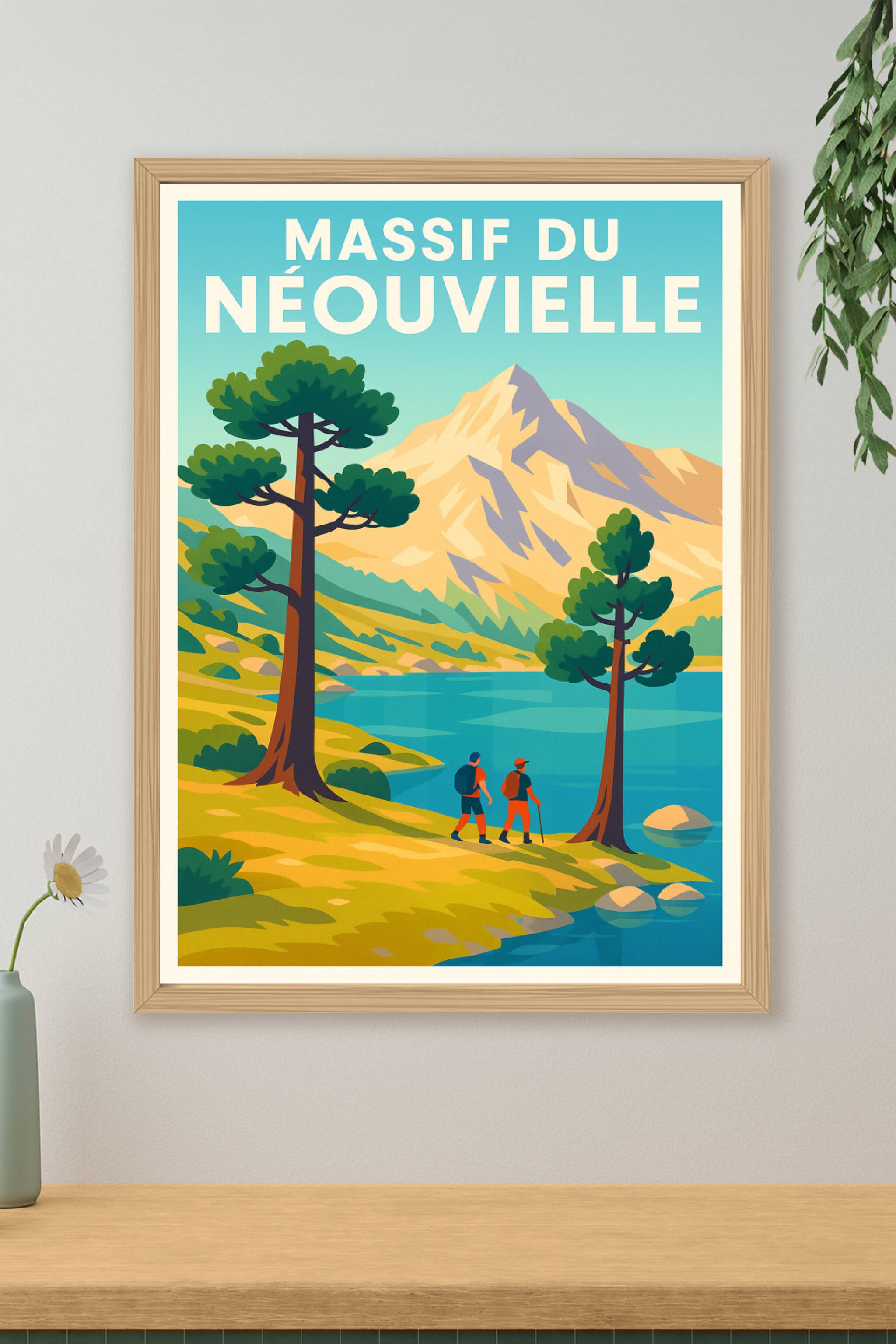 Affiche de Massif du Néouvielle - L'éclat sauvage des sommets pyrénéens