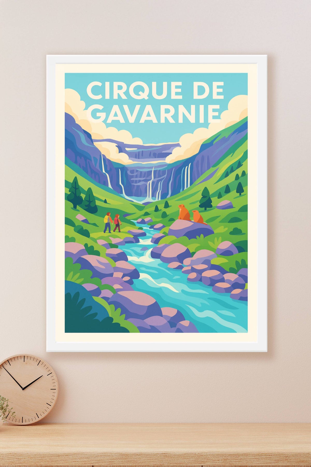 Affiche de Cirque de Gavarnie - L'éclat majestueux des Pyrénées dans votre salon