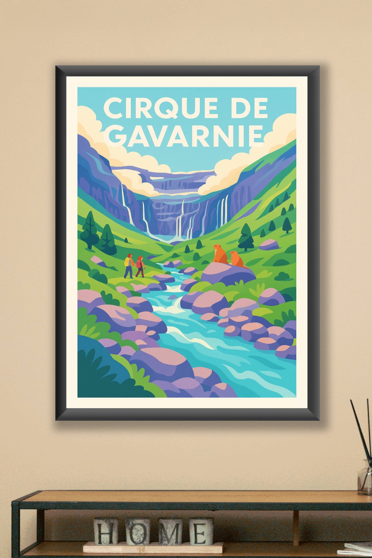 Affiche de Cirque de Gavarnie - L'éclat majestueux des Pyrénées dans votre salon
