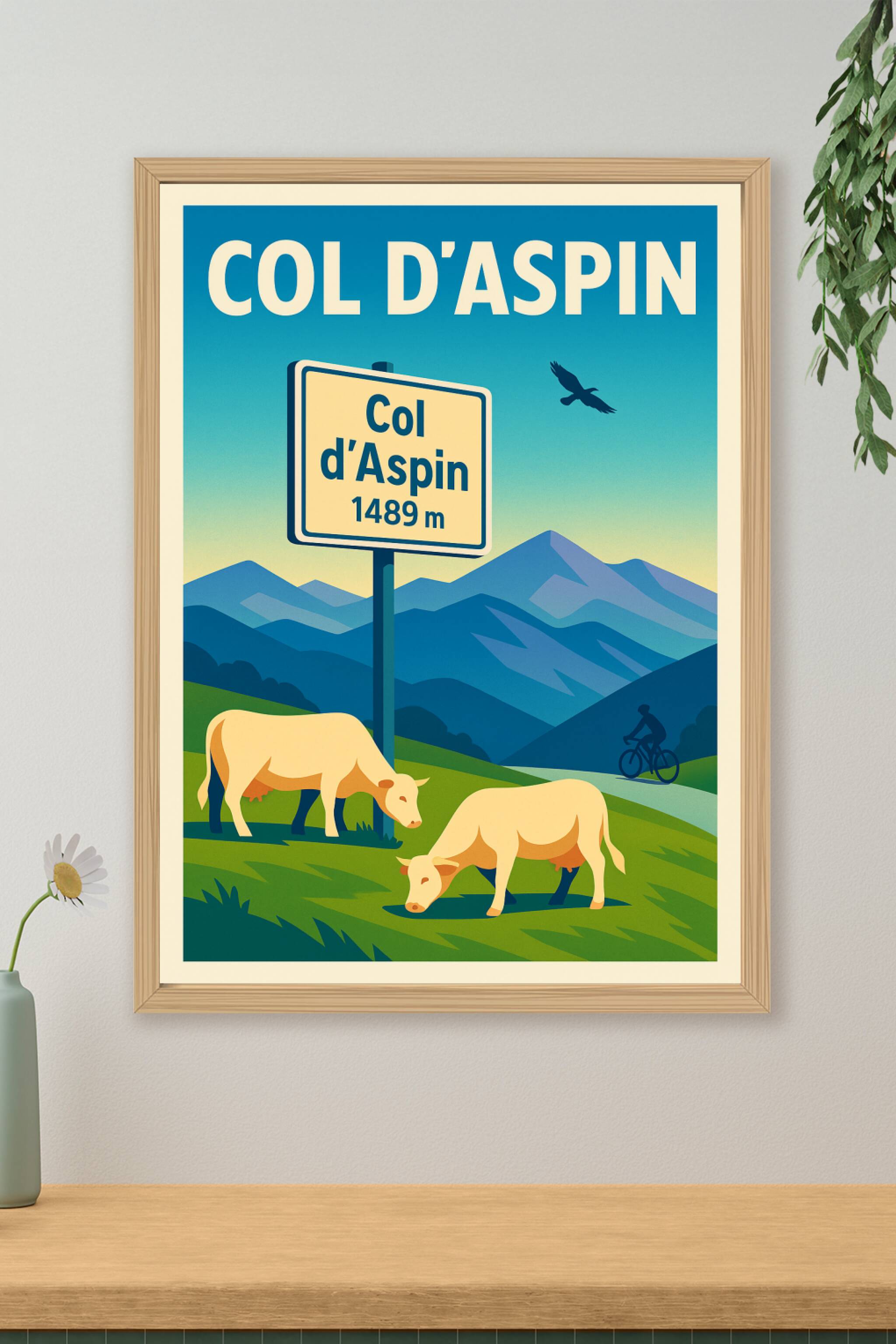 Affiche de Col d'Aspin - Le sommet mythique des Pyrénées