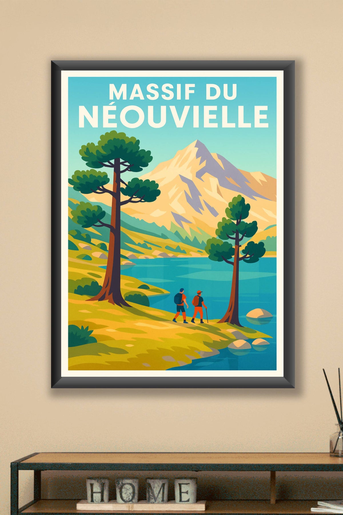 Affiche de Massif du Néouvielle - L'éclat sauvage des sommets pyrénéens