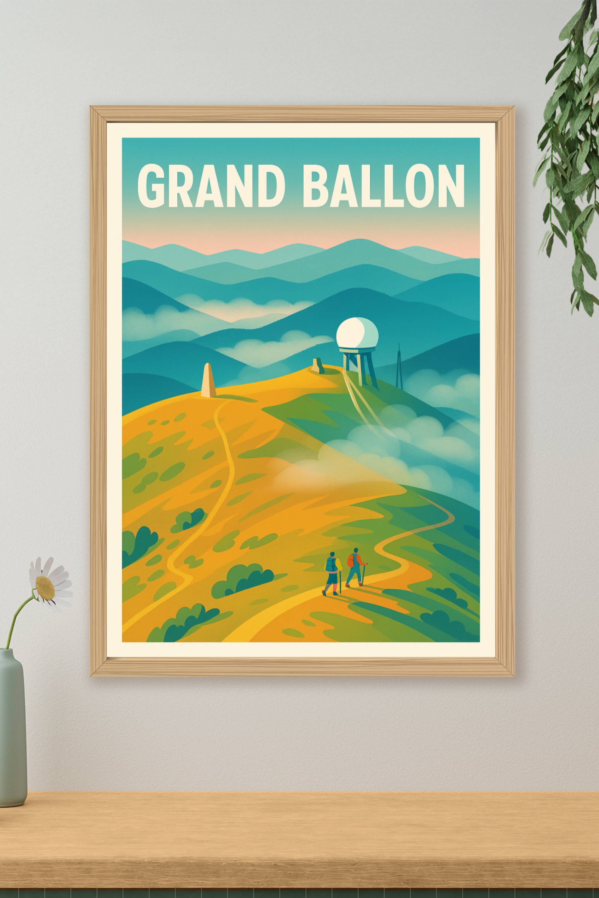 Affiche de Grand Ballon - Le sommet des Vosges dans votre salon