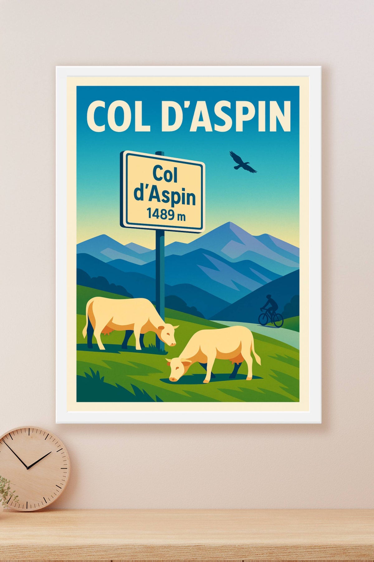 Affiche de Col d'Aspin - Le sommet mythique des Pyrénées