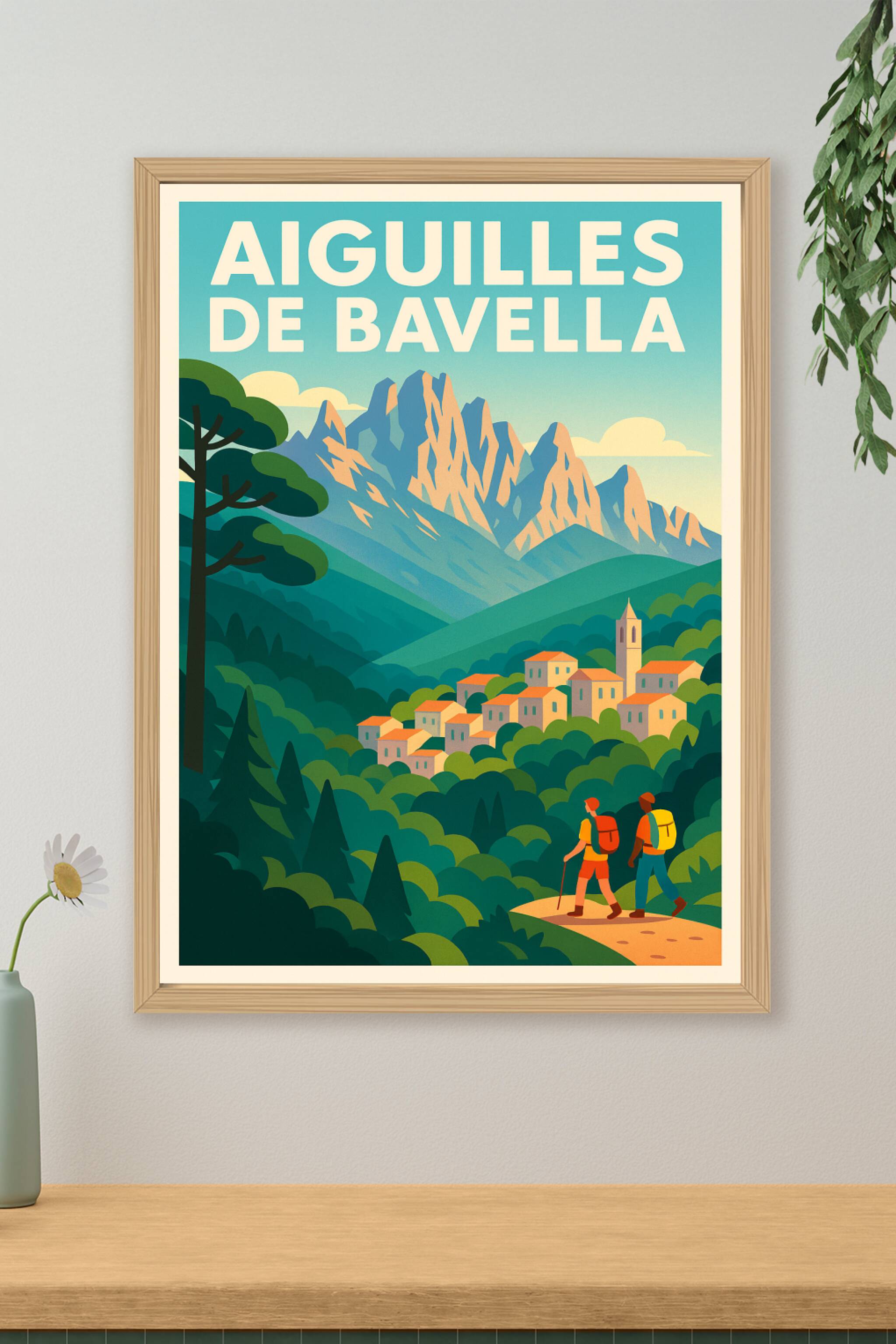 Affiche de Aiguilles de Bavella - Le sommet majestueux de la Corse
