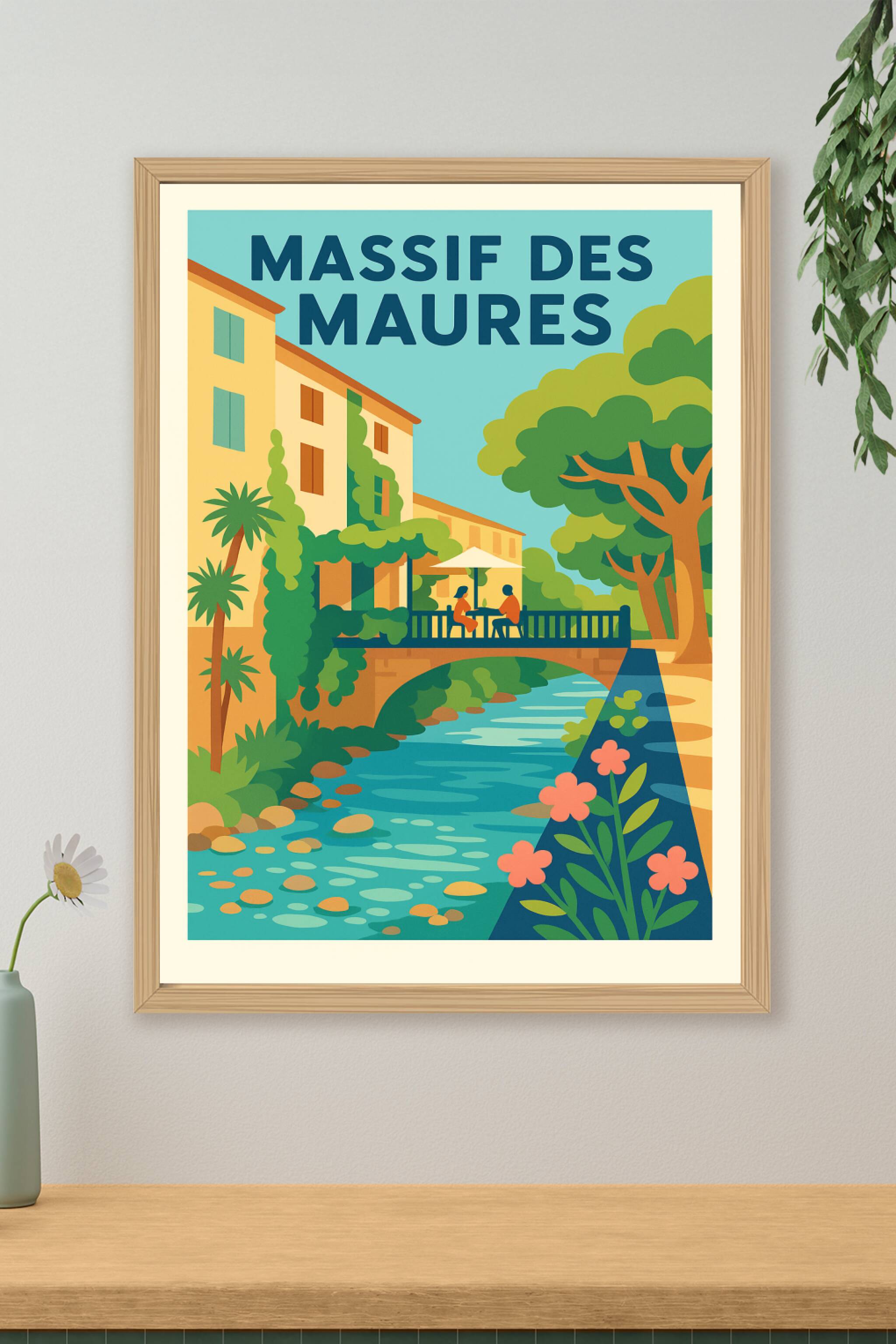 Affiche de Massif des Maures - Douceur de vivre et charme provençal