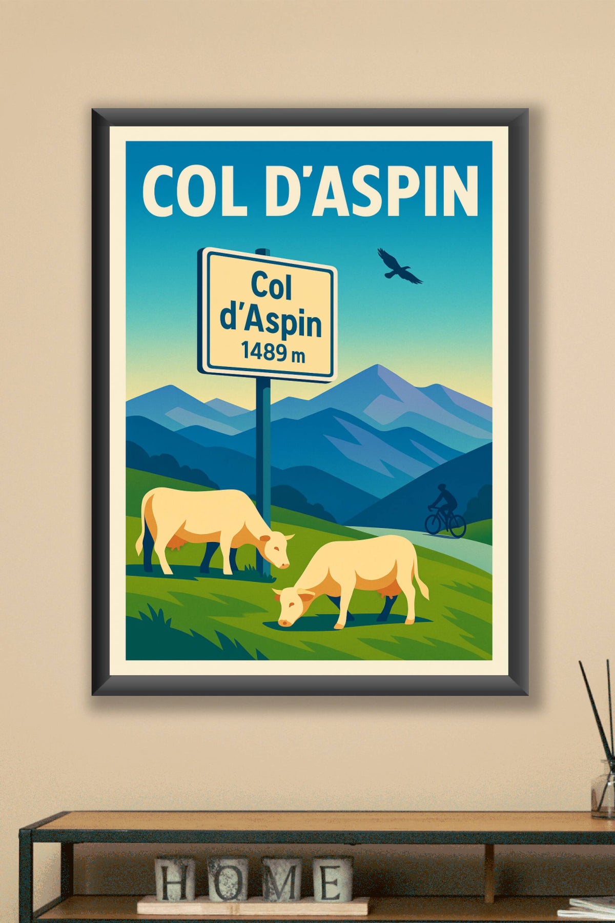 Affiche de Col d'Aspin - Le sommet mythique des Pyrénées
