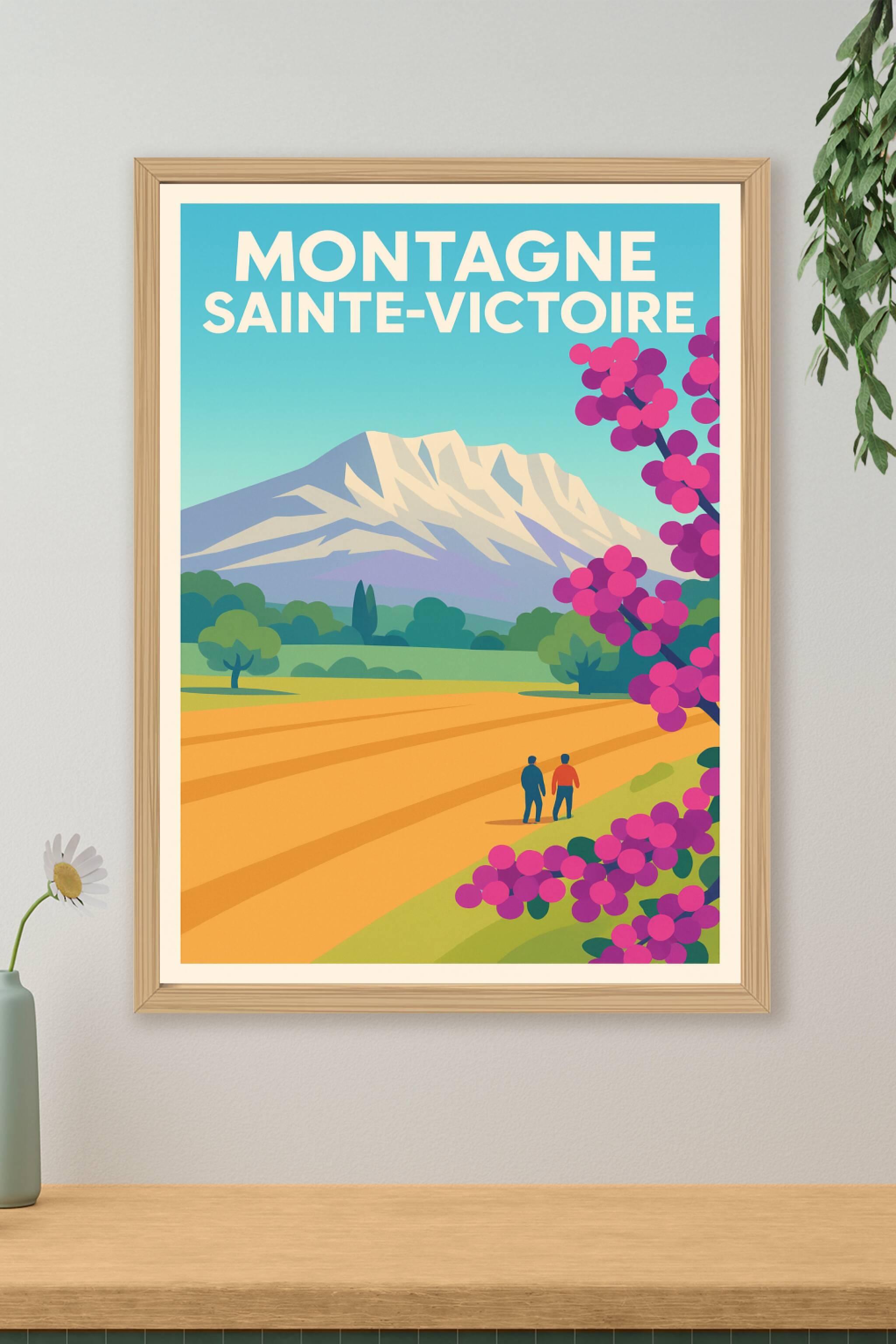 Affiche de Montagne Sainte-Victoire - L'éclat de la Provence dans votre intérieur