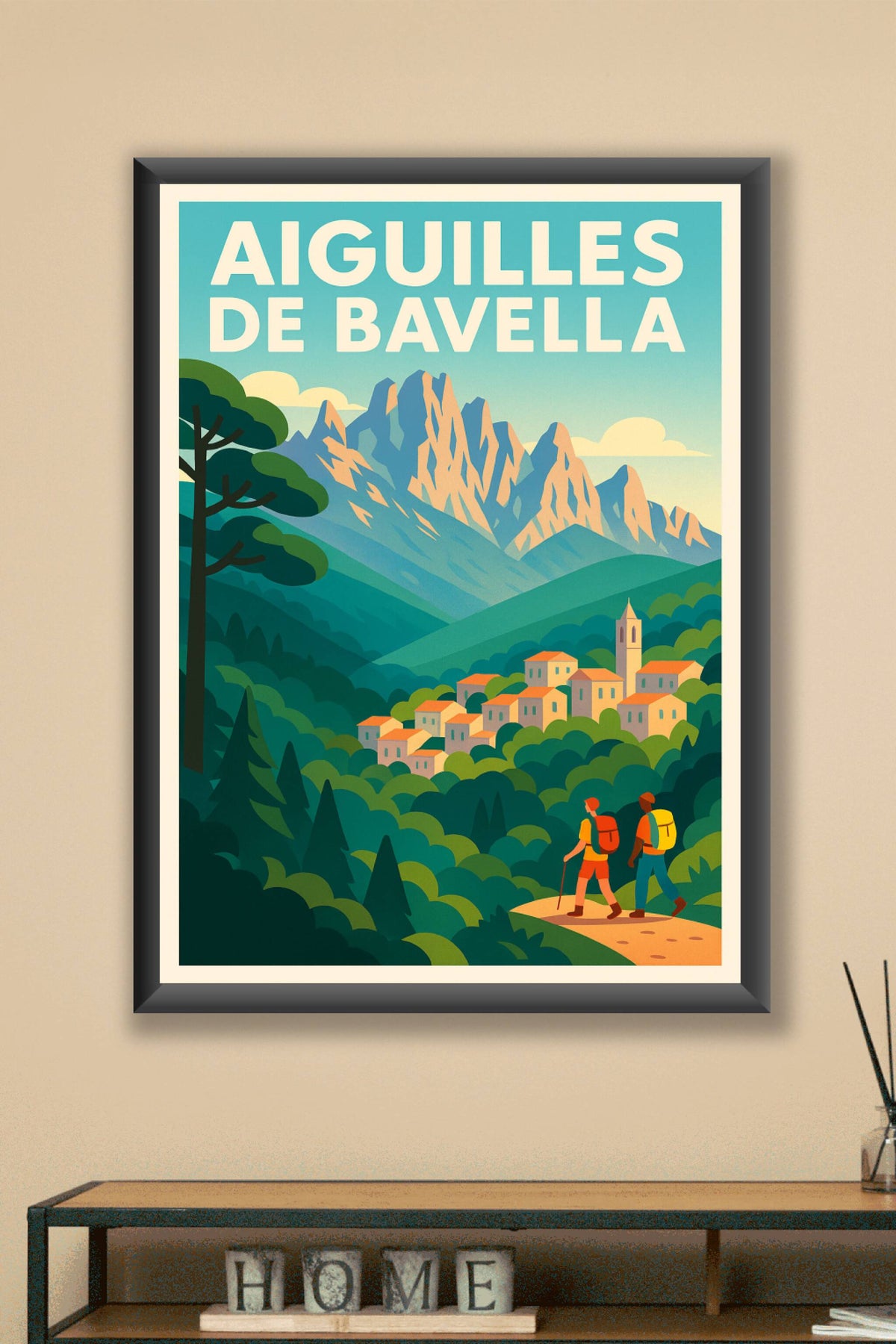 Affiche de Aiguilles de Bavella - Le sommet majestueux de la Corse