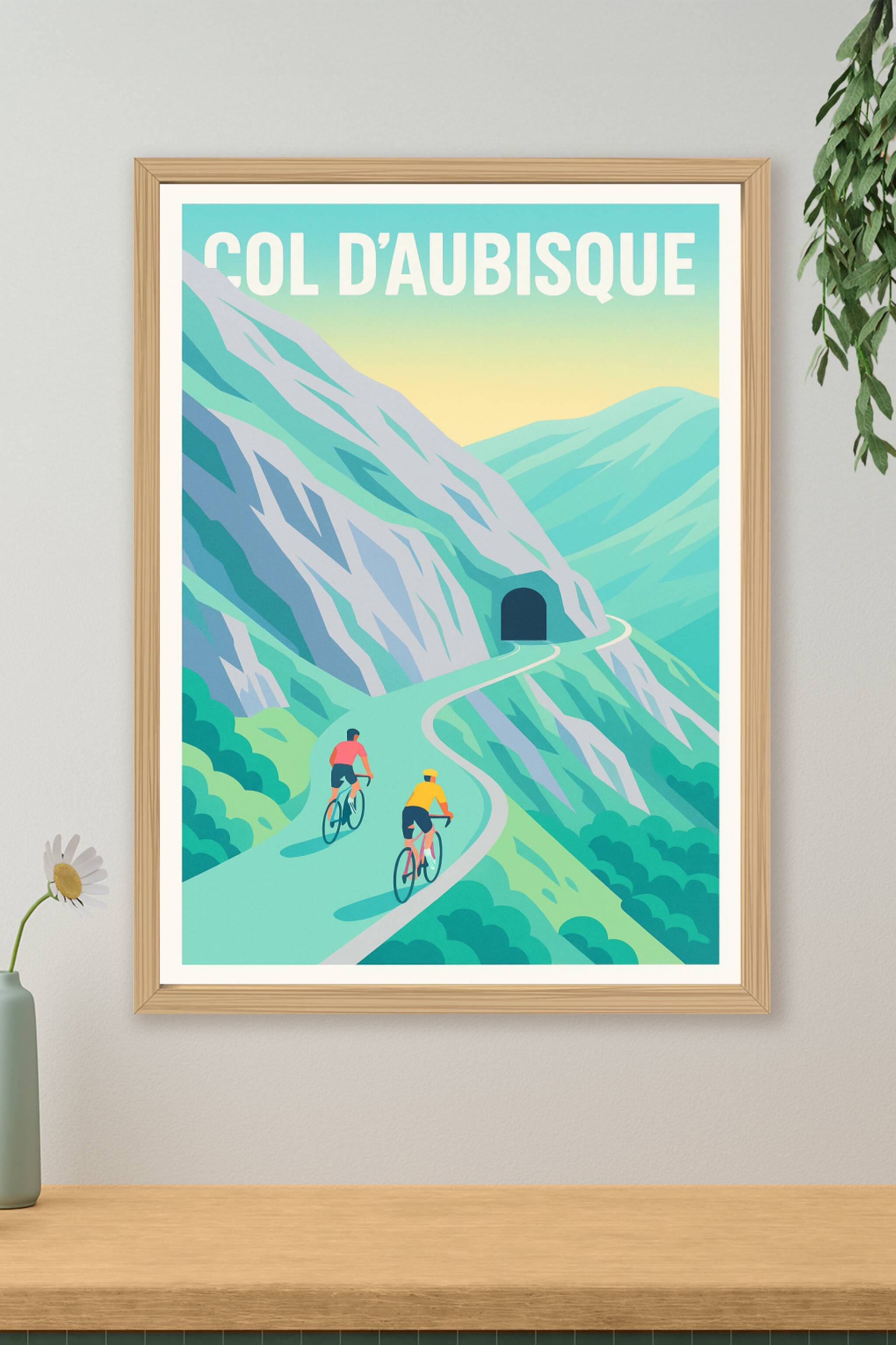 Affiche de Col d'Aubisque - L'ascension mythique des Pyrénées