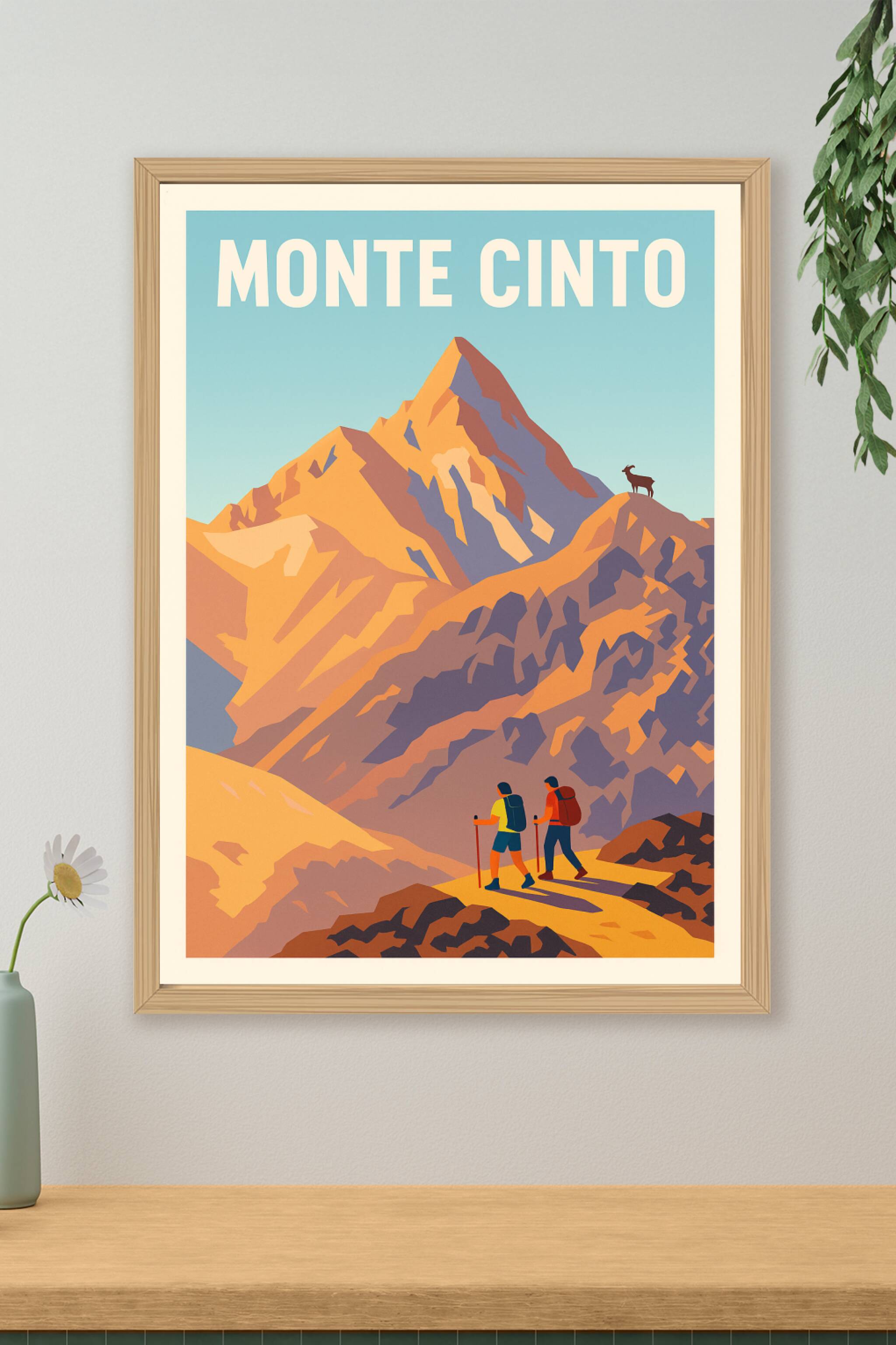 Affiche de Monte Cinto - Le toit de la Corse dans votre salon