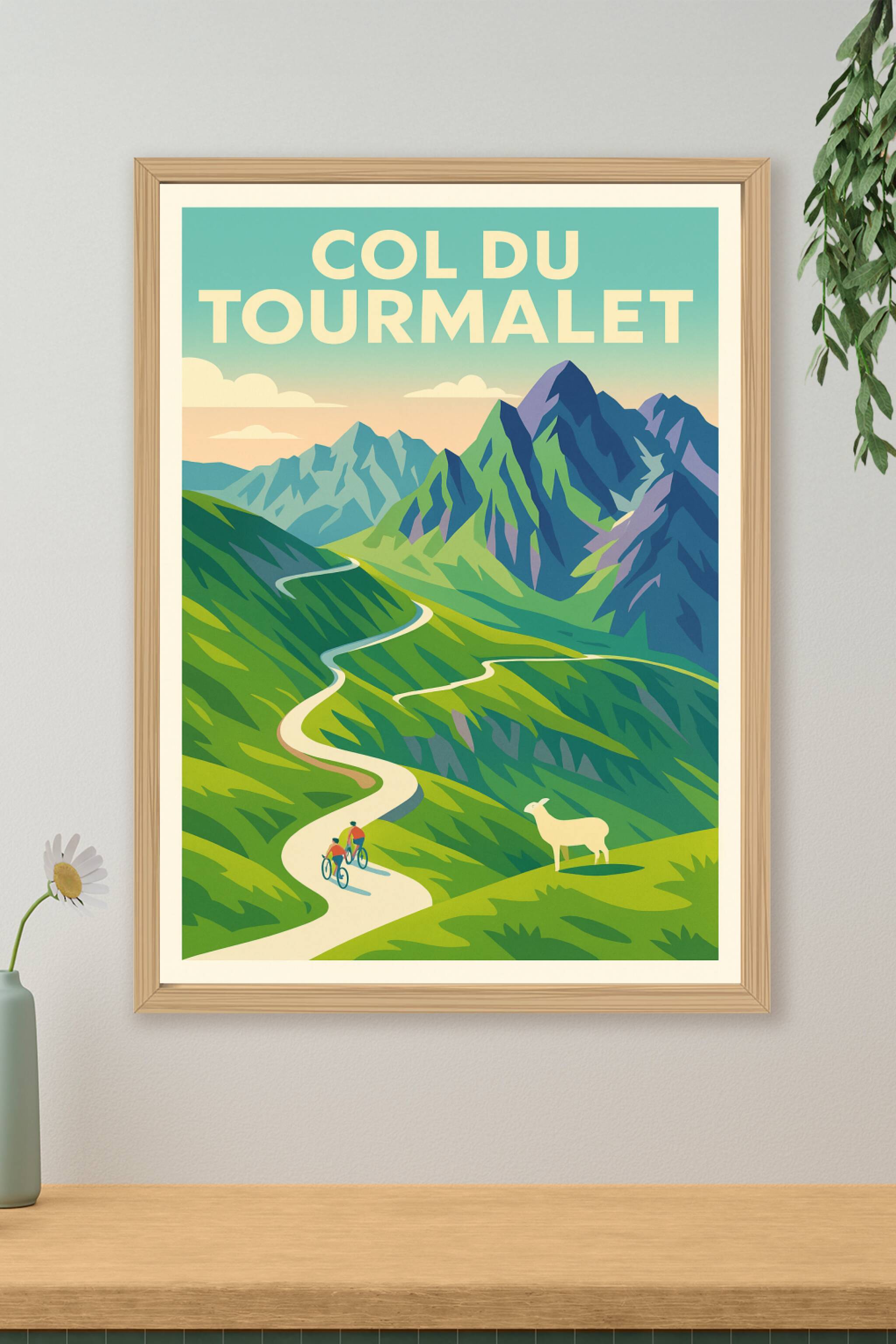 Affiche de Col du Tourmalet - Le Sommet Légendaire des Pyrénées