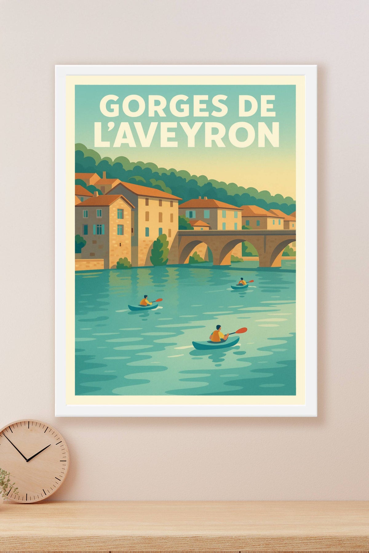 Affiche de Gorges de l'Aveyron - Évasion au fil de l'eau