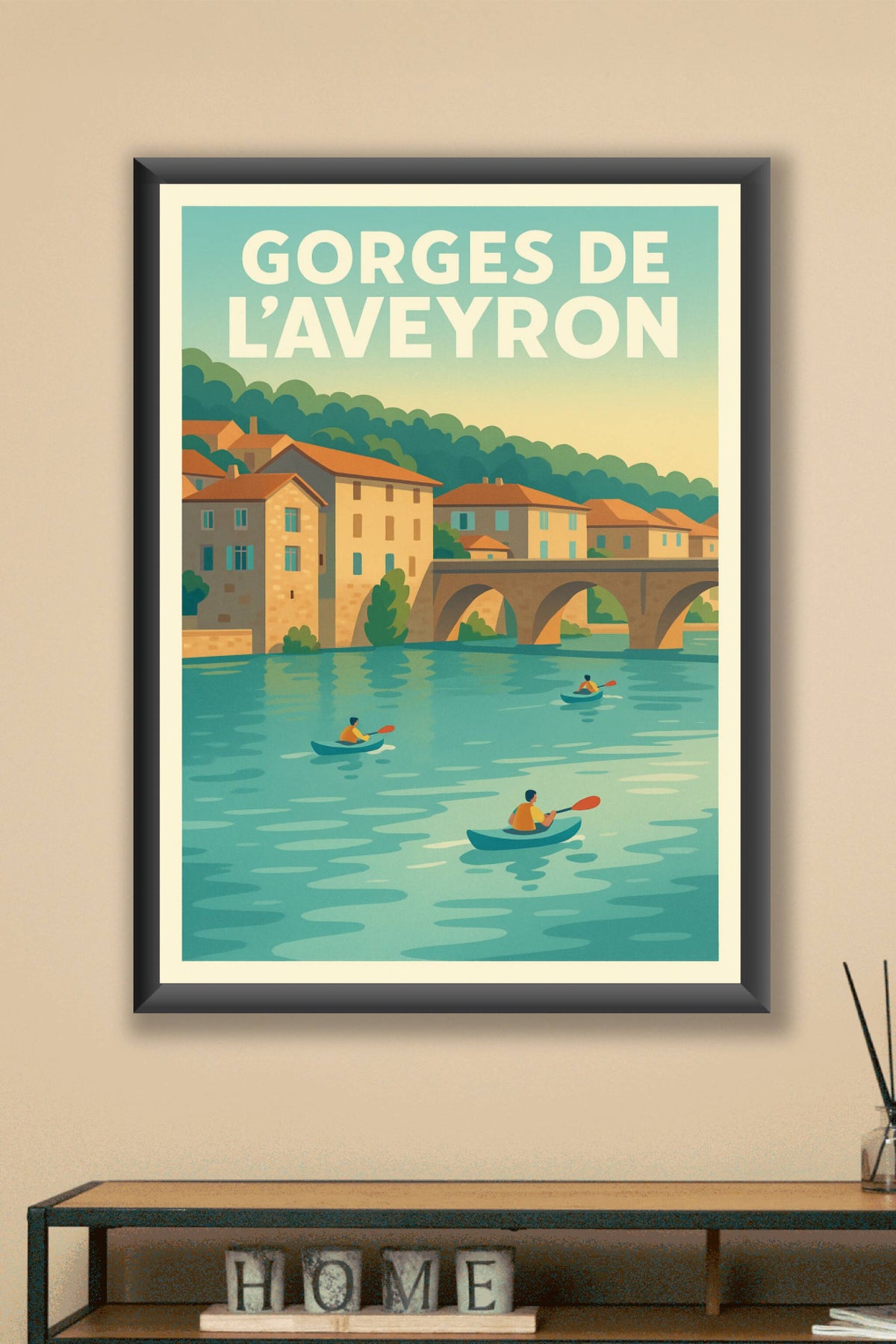 Affiche de Gorges de l'Aveyron - Évasion au fil de l'eau