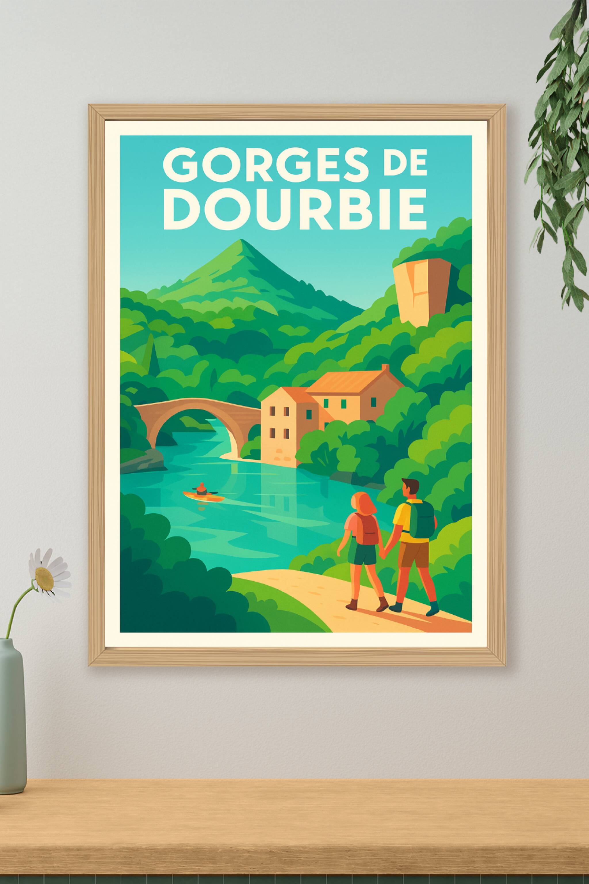 Affiche de Gorges de la Dourbie - Évasion sauvage au cœur de l'Aveyron