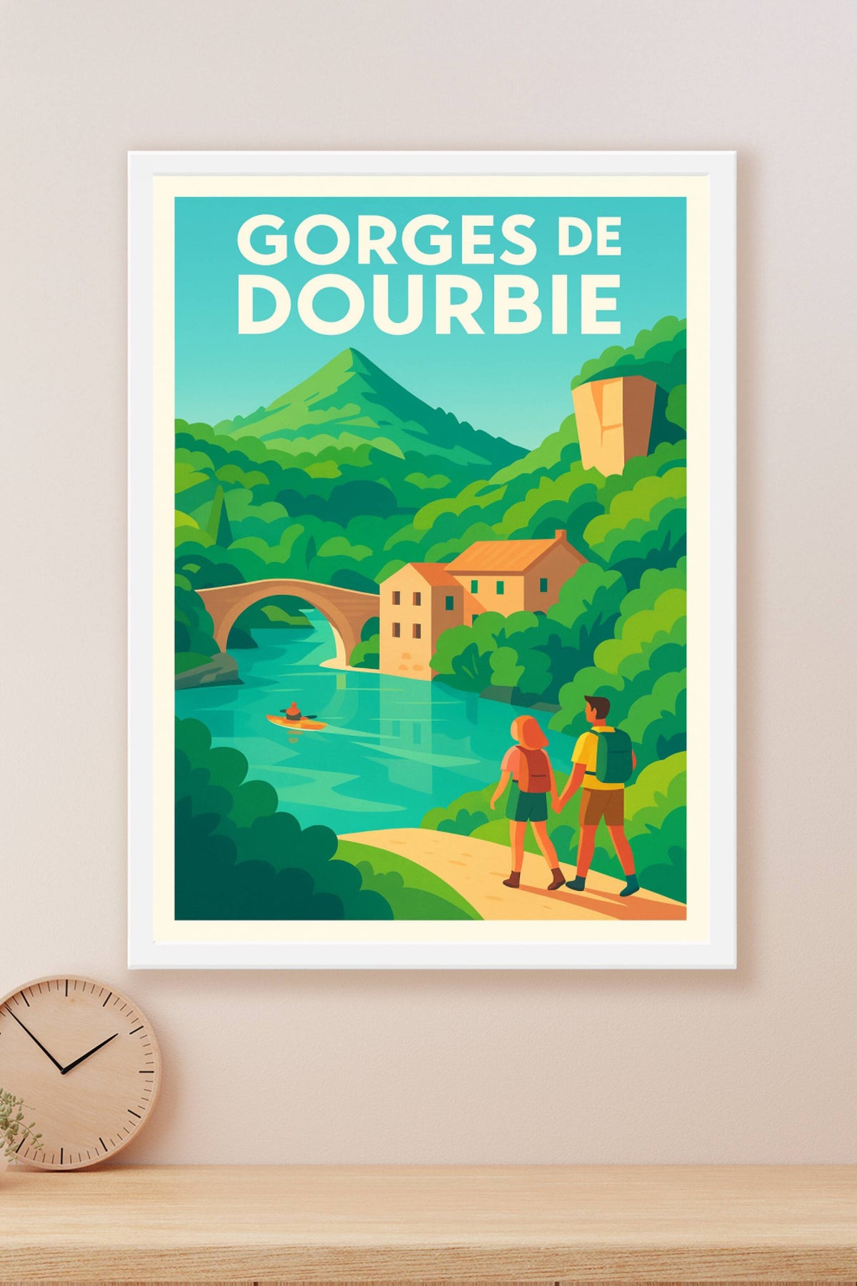 Affiche de Gorges de la Dourbie - Évasion sauvage au cœur de l'Aveyron