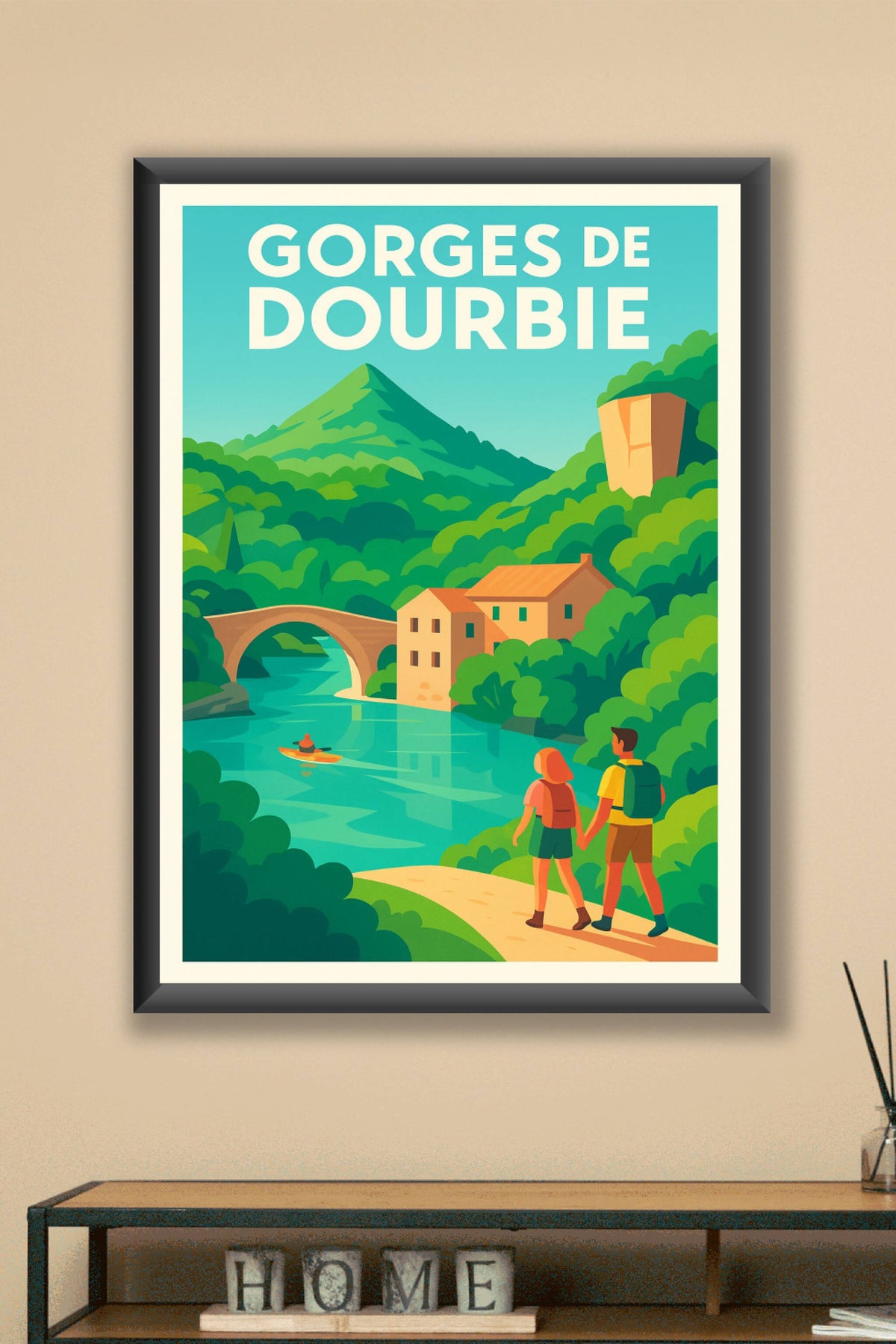 Affiche de Gorges de la Dourbie - Évasion sauvage au cœur de l'Aveyron
