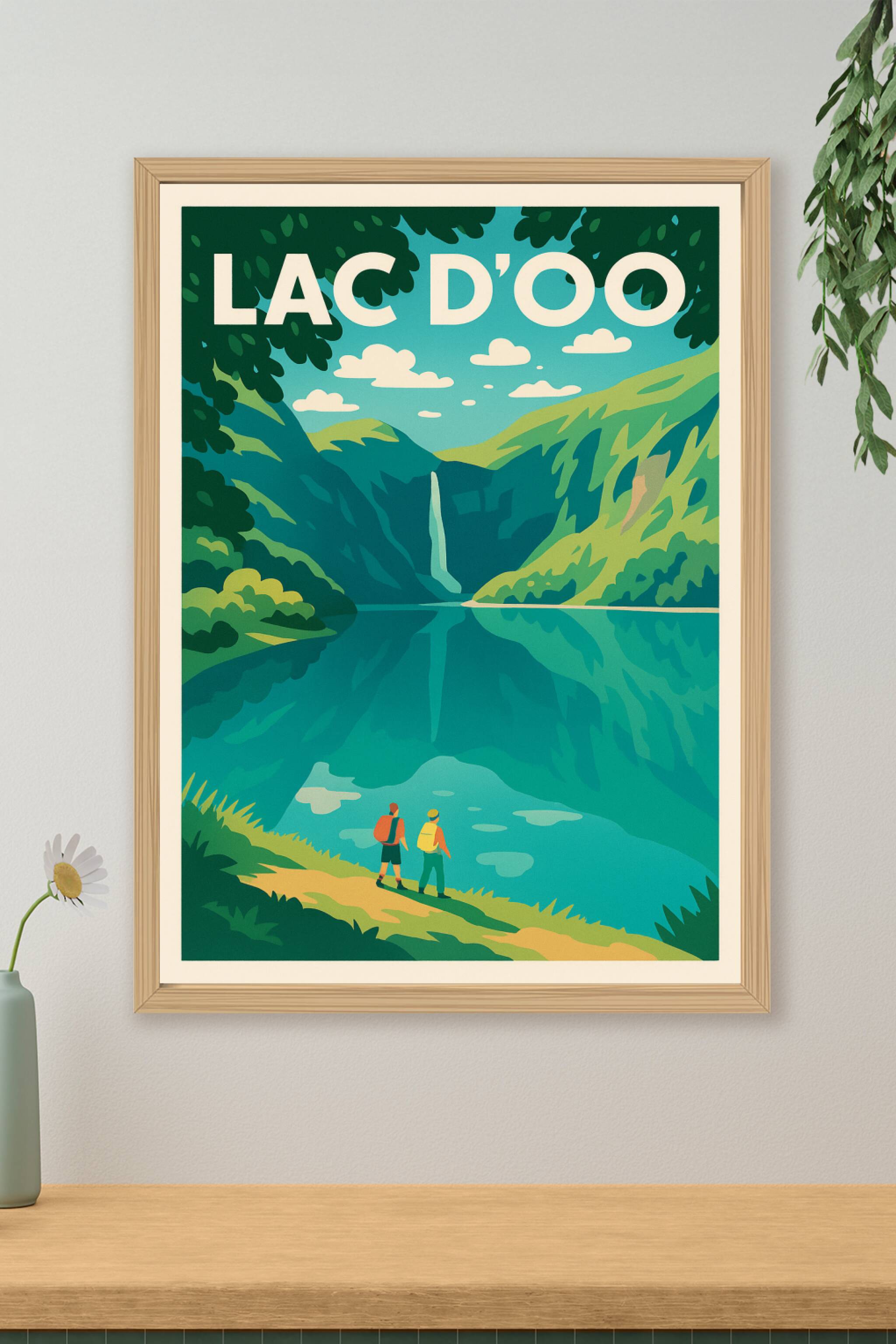 Affiche de Lac d'Oô - L'éclat des Pyrénées dans votre décoration