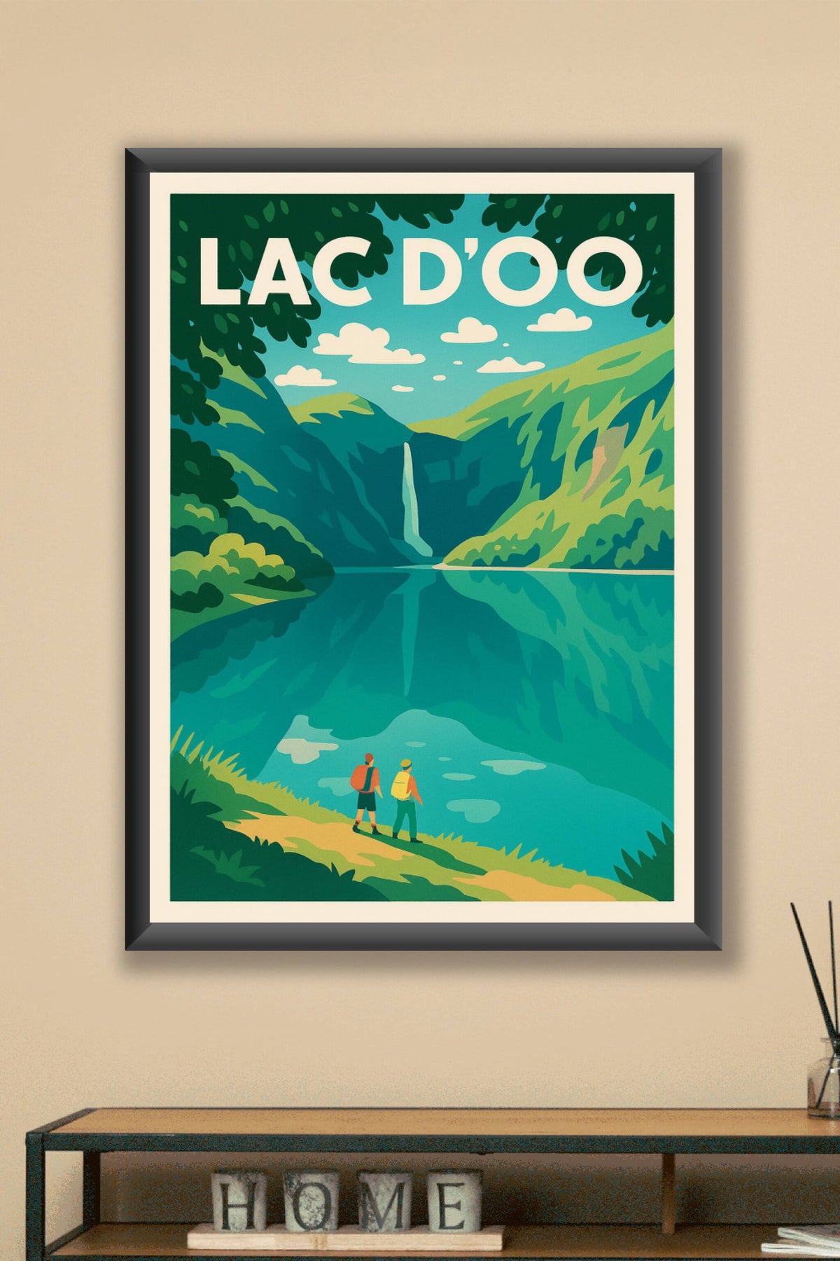 Affiche de Lac d'Oô - L'éclat des Pyrénées dans votre décoration