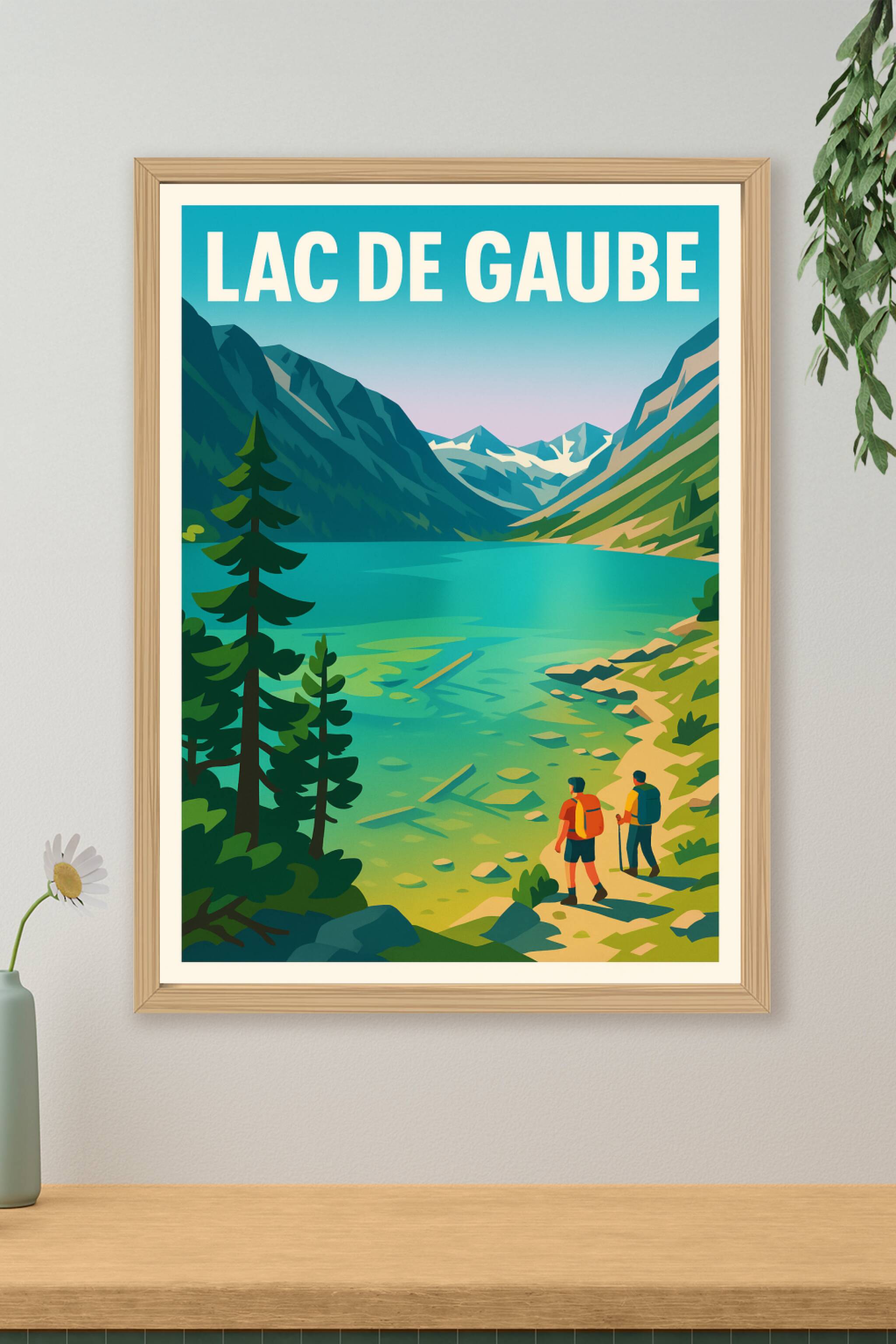 Affiche de Lac de Gaube - Évasion au cœur des Pyrénées