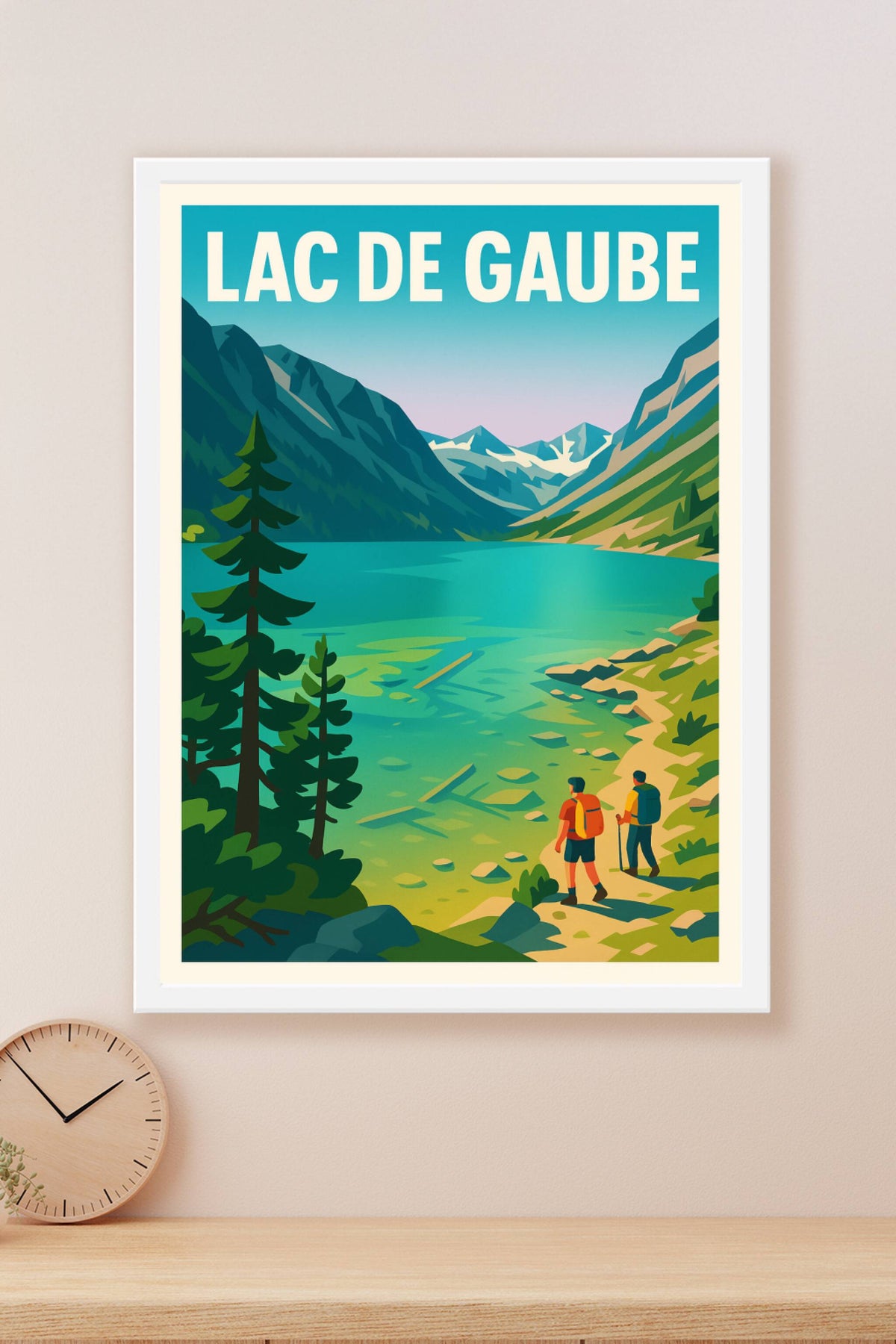 Affiche de Lac de Gaube - Évasion au cœur des Pyrénées