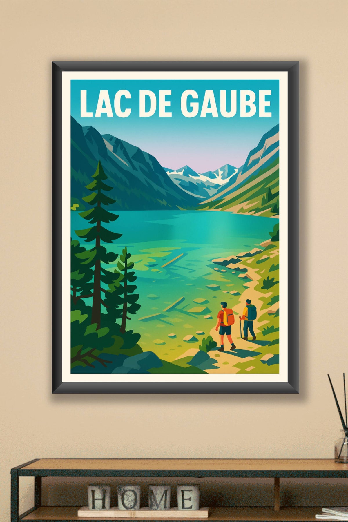 Affiche de Lac de Gaube - Évasion au cœur des Pyrénées