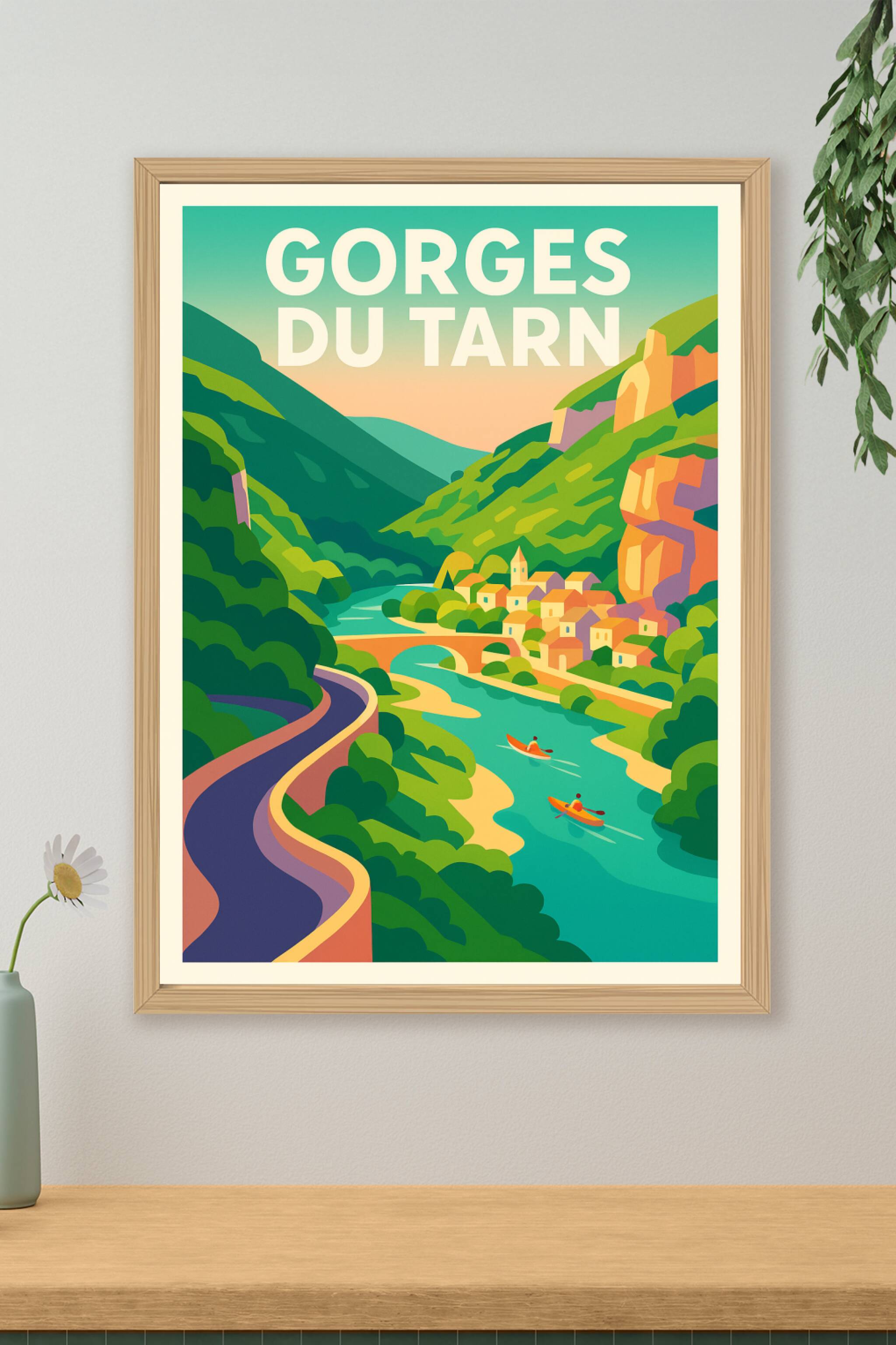 Affiche de Gorges du Tarn - L'éclat sauvage au cœur de la nature