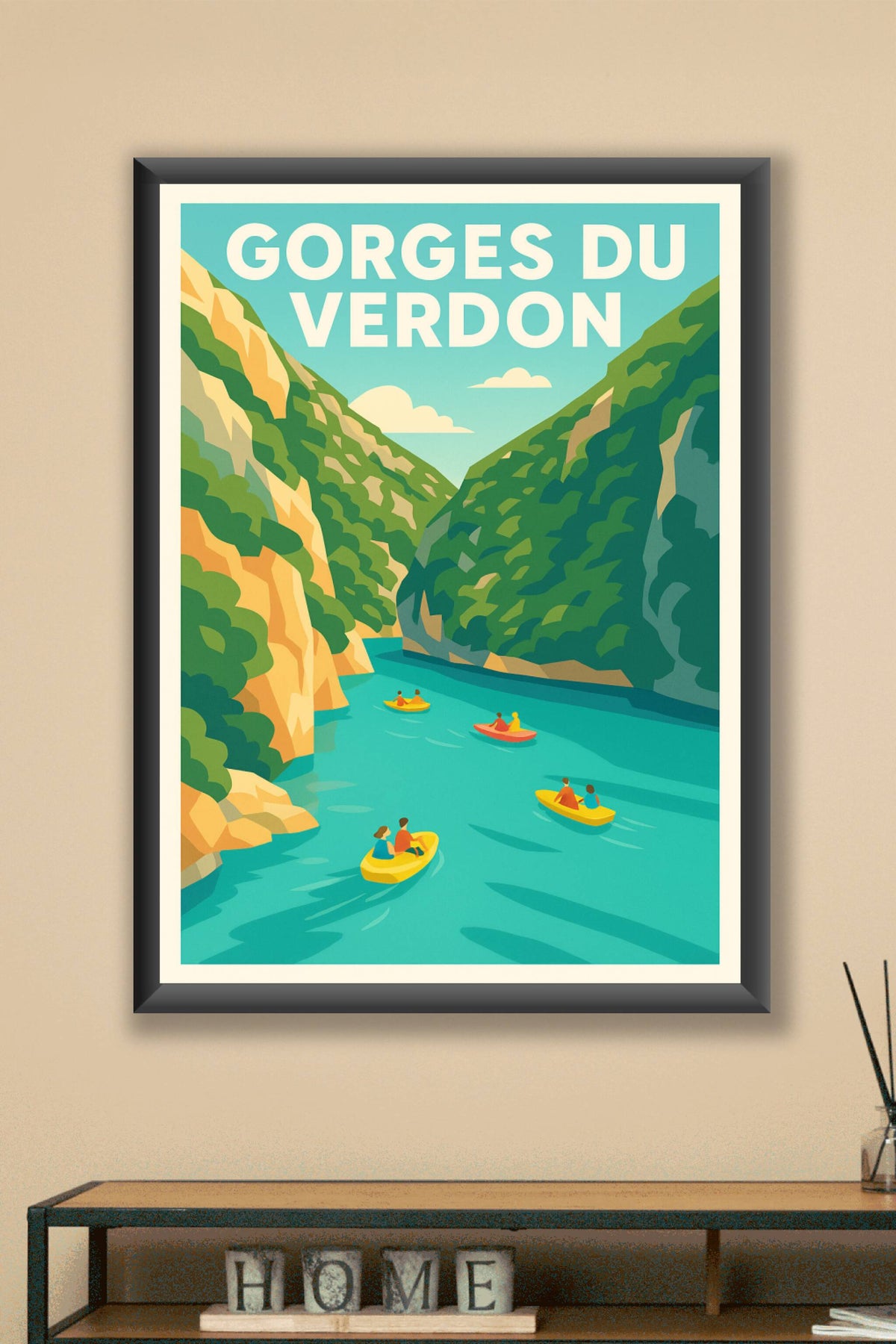Affiche de Gorges du Verdon - L'éclat turquoise du plus grand canyon d'Europe