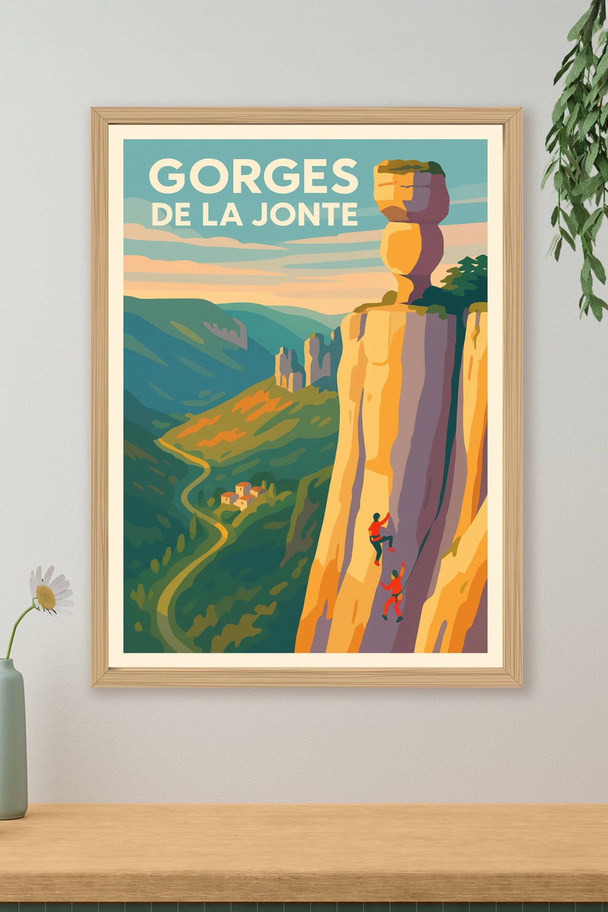 Affiche de Gorges de la Jonte - Entre falaises vertigineuses et nature sauvage