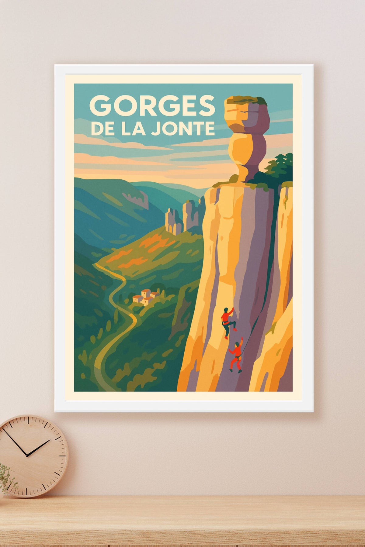 Affiche de Gorges de la Jonte - Entre falaises vertigineuses et nature sauvage