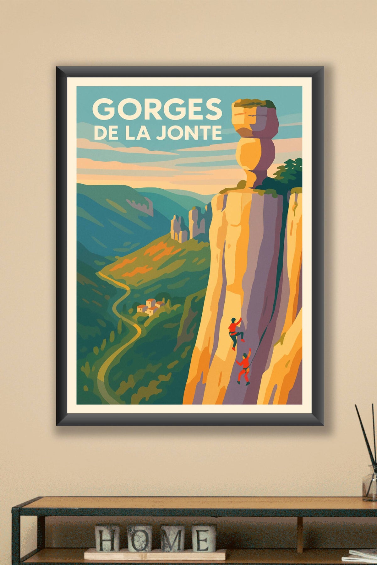 Affiche de Gorges de la Jonte - Entre falaises vertigineuses et nature sauvage