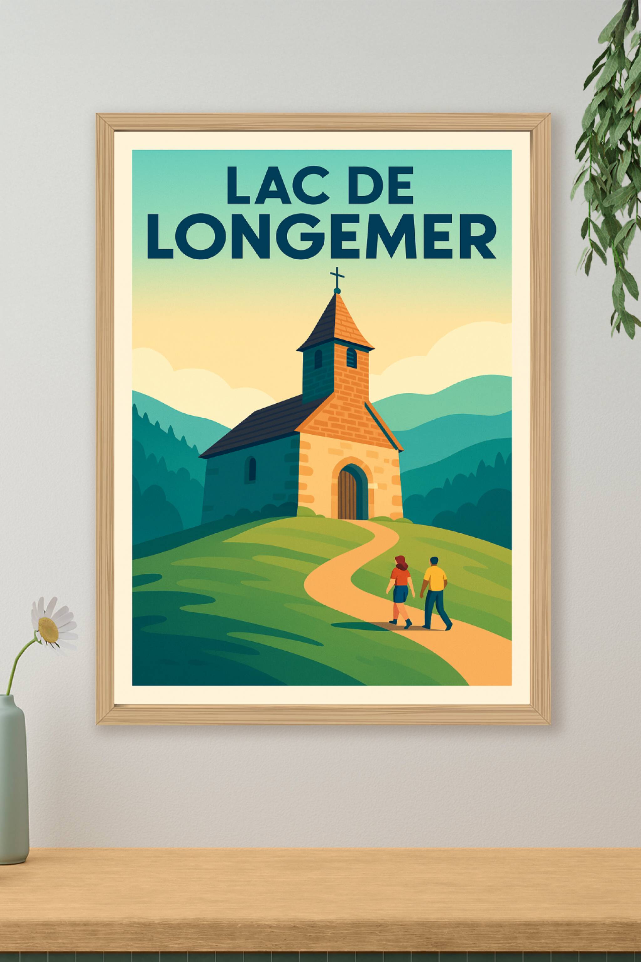 Affiche de Lac de Longemer - Évadez-vous au cœur des Vosges