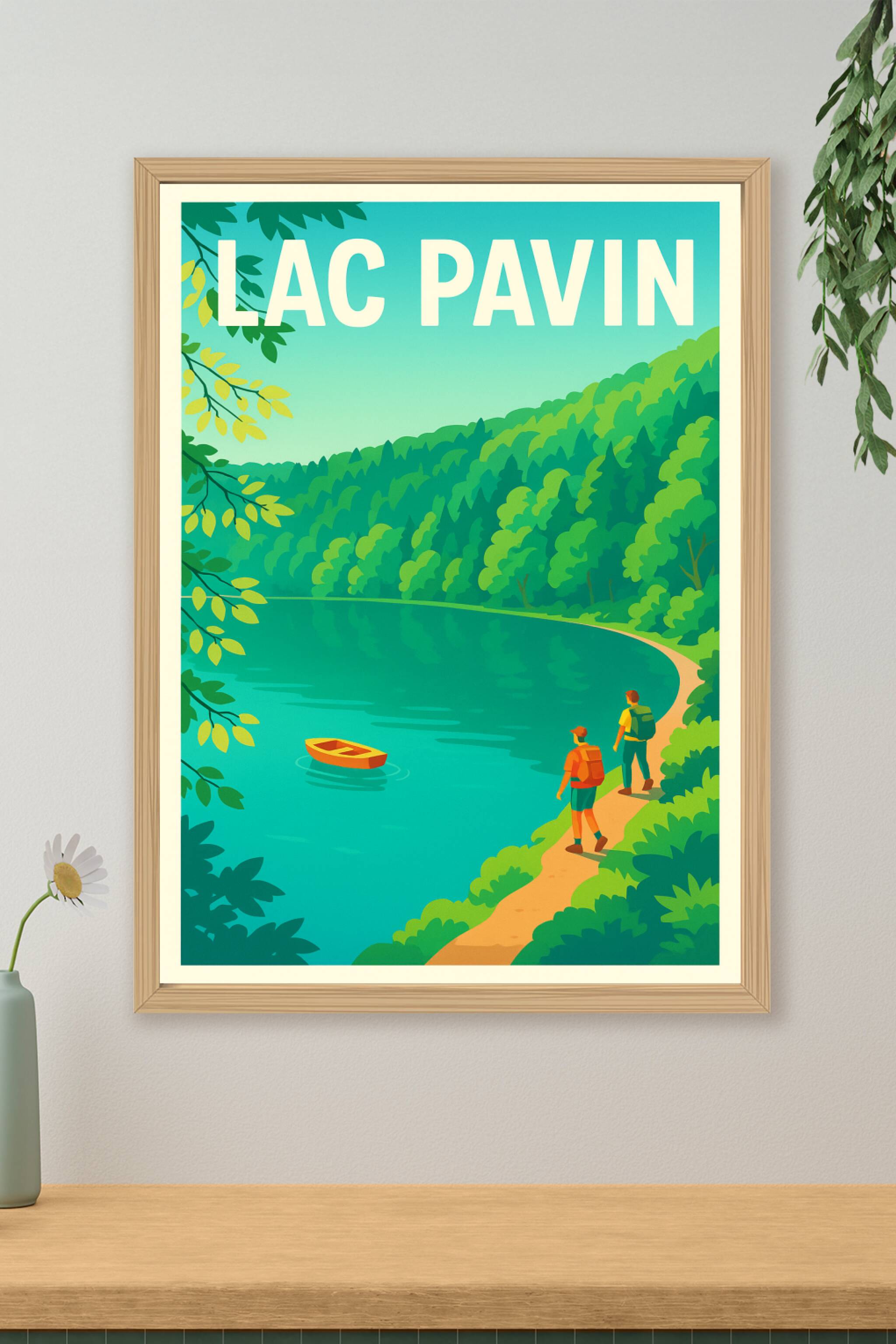 Affiche de Lac Pavin - L'éclat mystérieux des volcans d'Auvergne