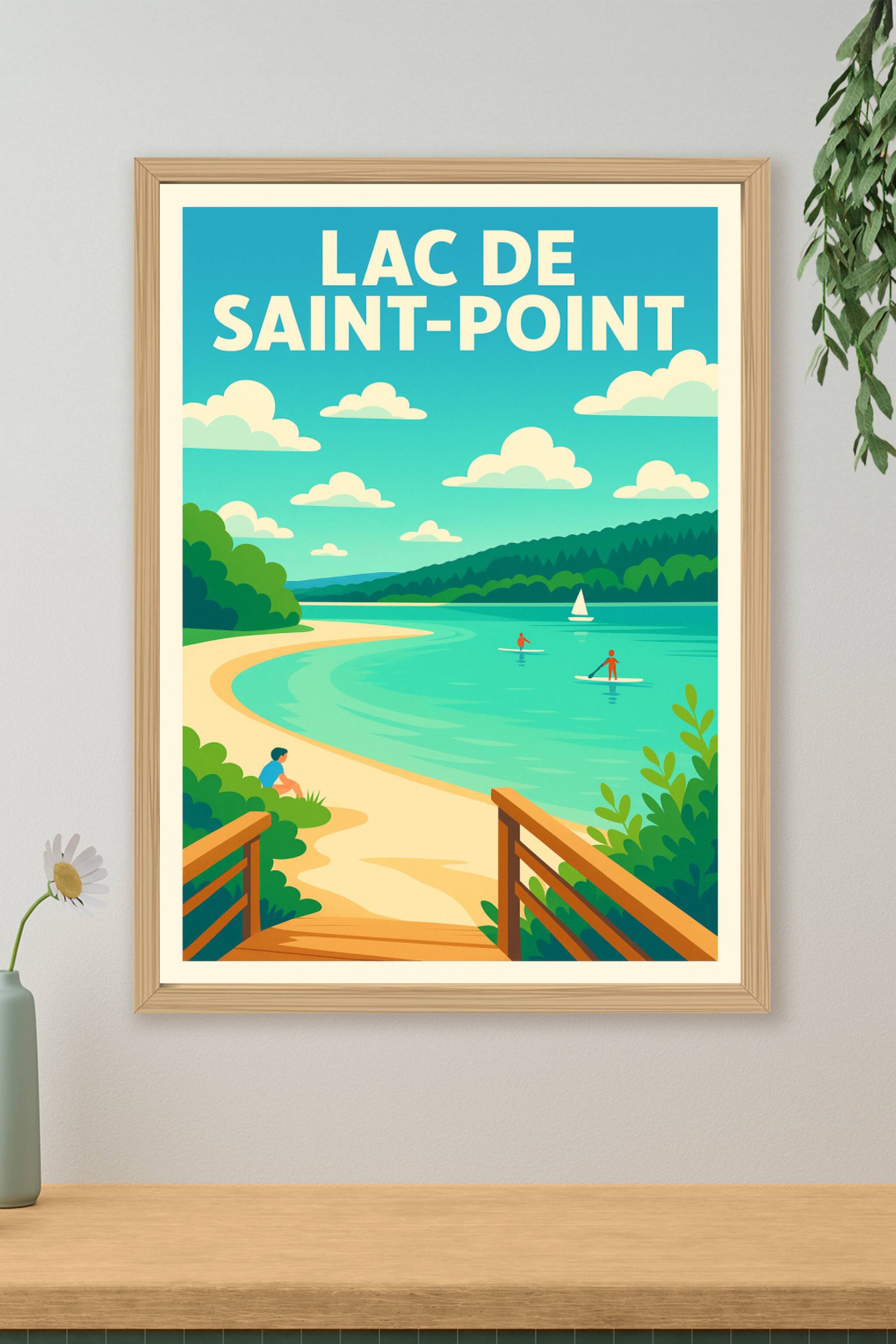 Affiche de Lac de Saint-Point - L'évasion naturelle au cœur du Jura