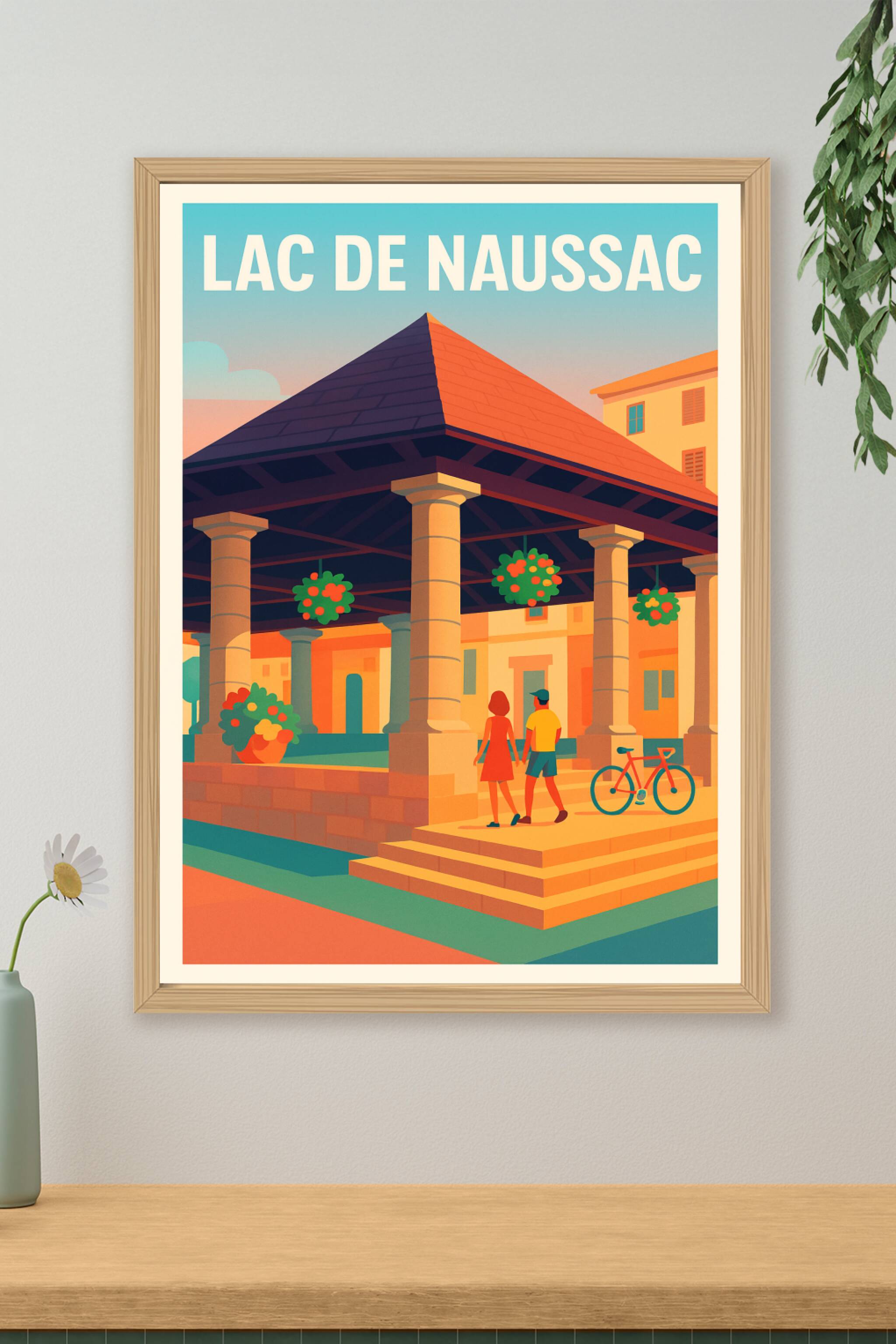 Affiche de Lac de Naussac - Douceur de vivre en Lozère