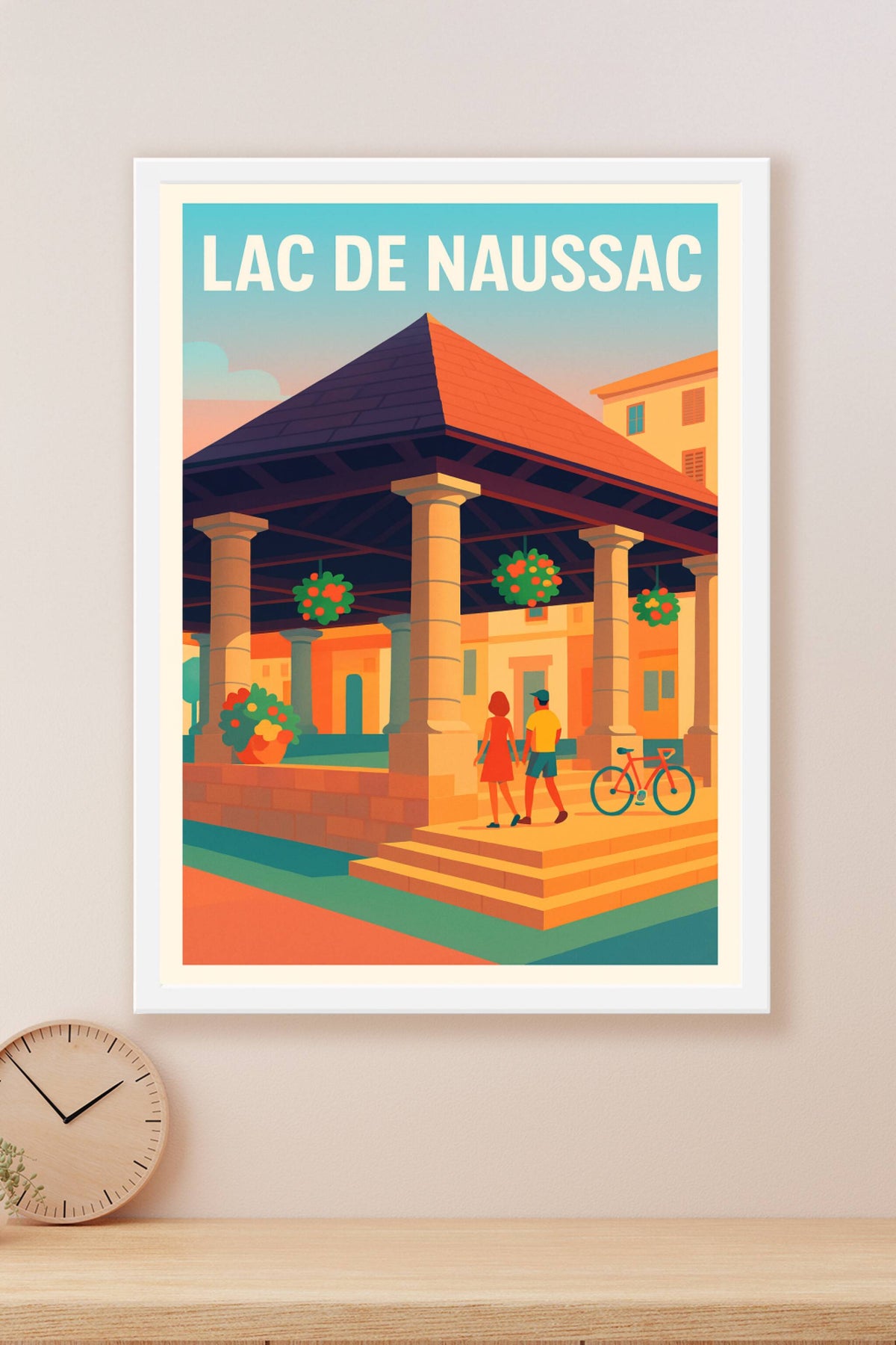 Affiche de Lac de Naussac - Douceur de vivre en Lozère