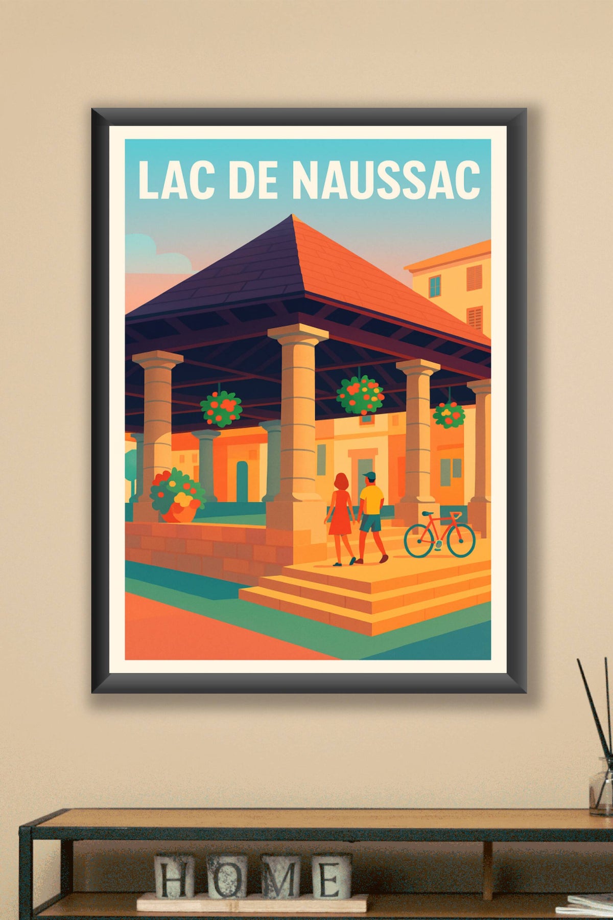 Affiche de Lac de Naussac - Douceur de vivre en Lozère