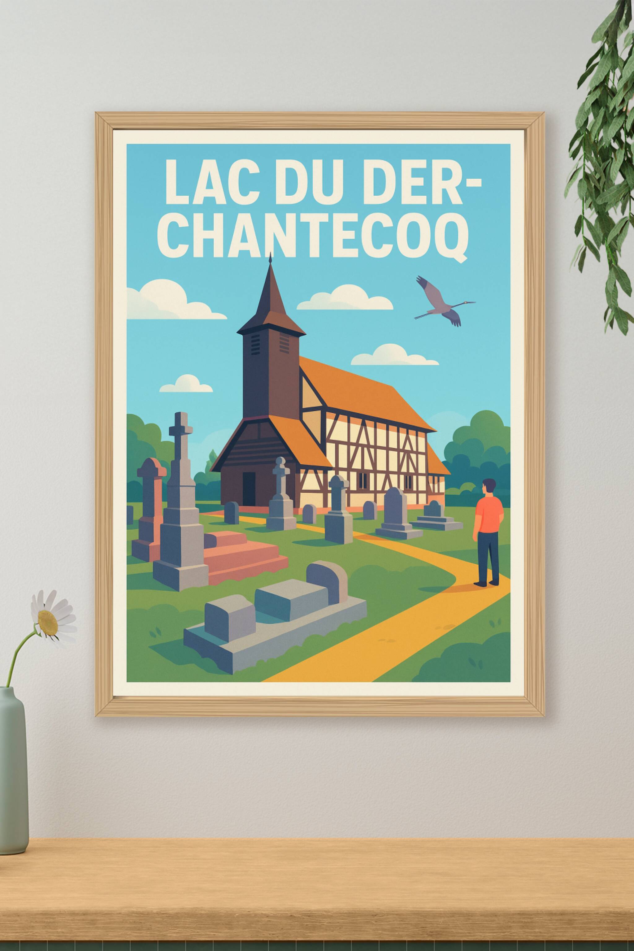 Affiche de Lac du Der-Chantecoq - L'esprit de la Champagne et sa nature préservée
