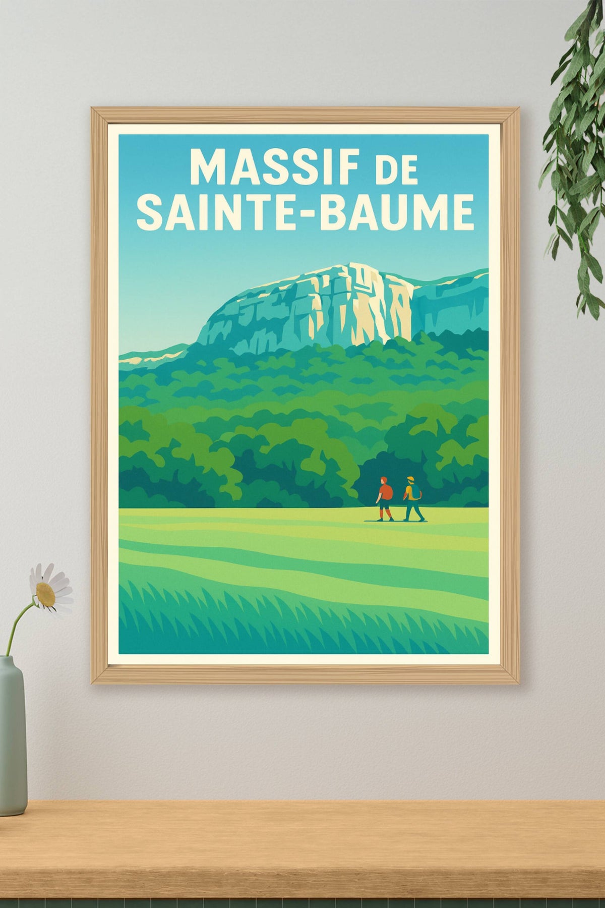 Affiche de Massif de la Sainte-Baume - L'esprit de la Provence sauvage